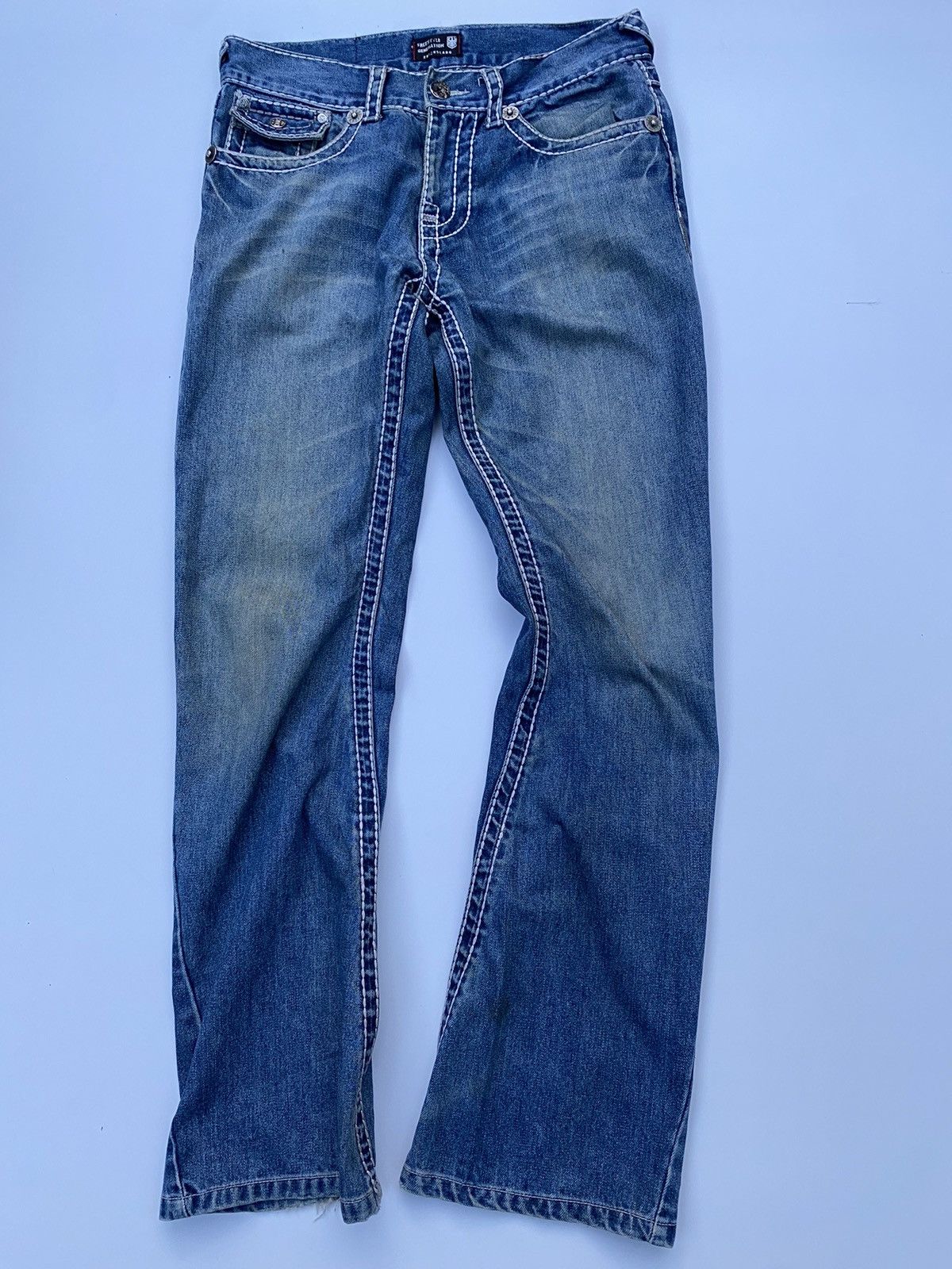 Japanese Brand × Vintage Vintage Denim Free Style Generation Outside Line Size US 32 / EU 48 - 1 Thumbnail
