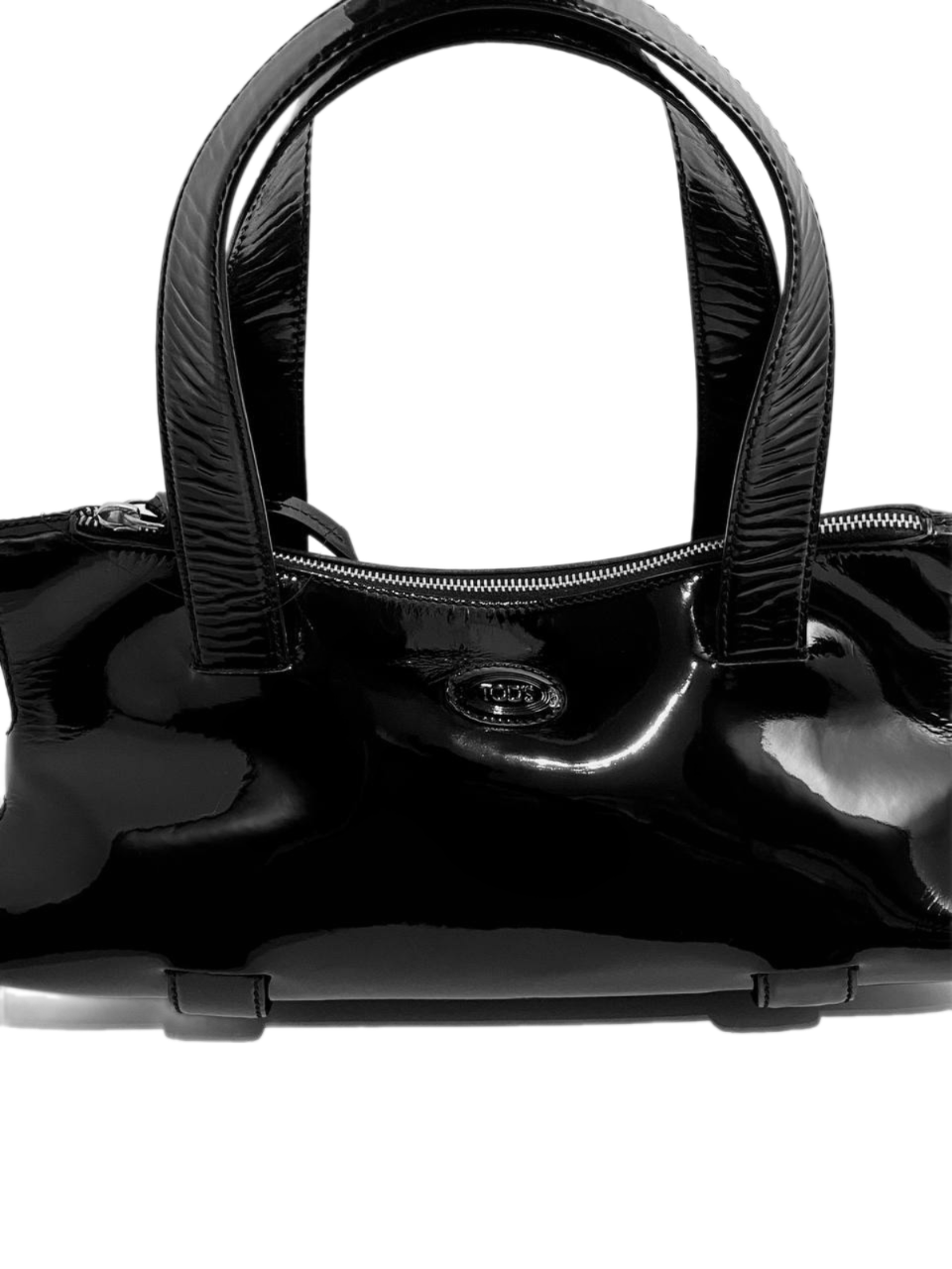 Tod's TOD'S Tods Logo Baguette Black Leather Shoulder Hand Bag Size ONE SIZE - 3 Thumbnail