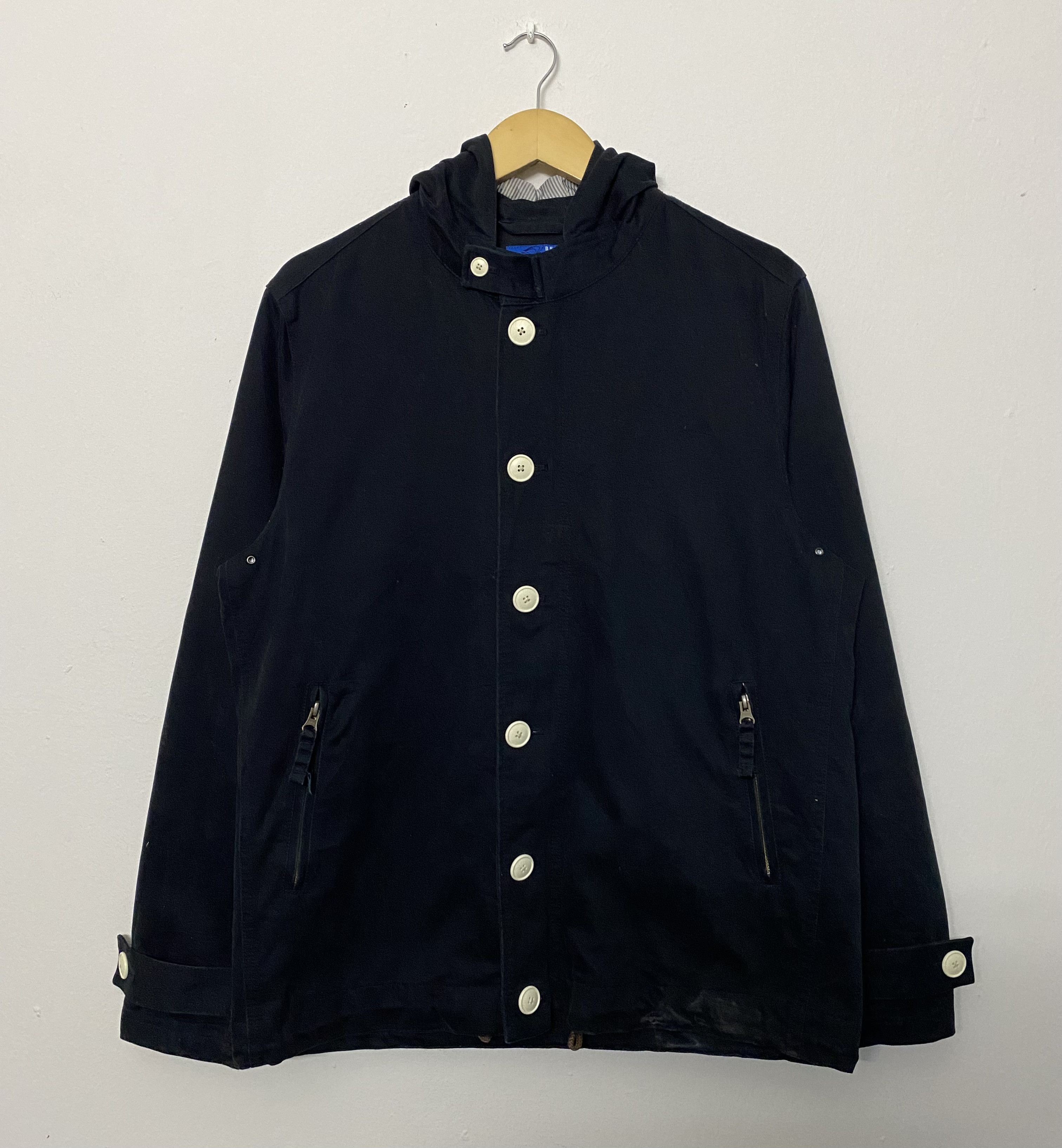 Beams Plus Beams Plus Style Navy Utility Jacket Hood Men's Size Large Size US L / EU 52-54 / 3 - 1 Thumbnail