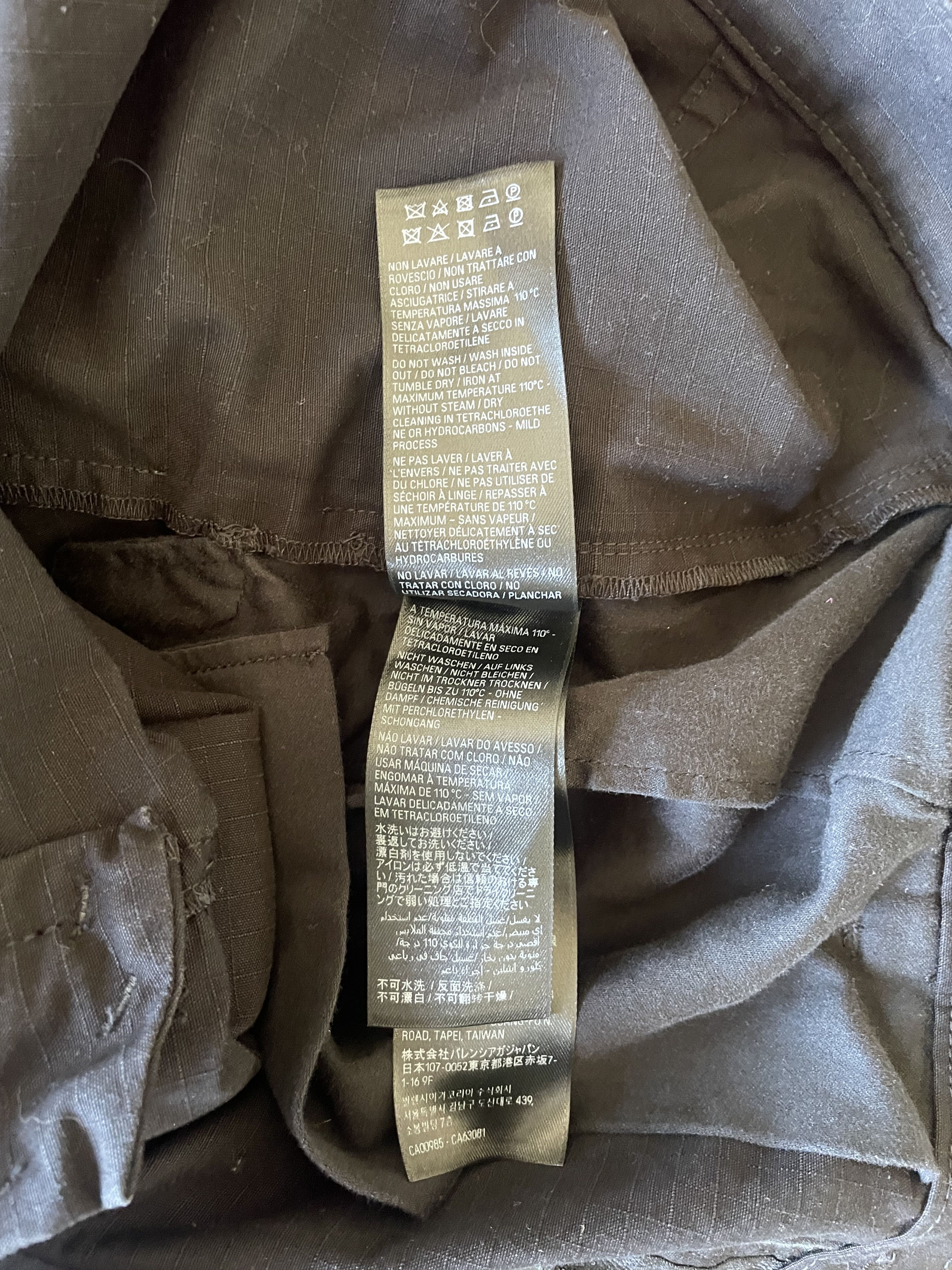 Balenciaga SS23 Runway Mod Show Apron Skirt Cargo Pants Size US 31 - 22 Thumbnail