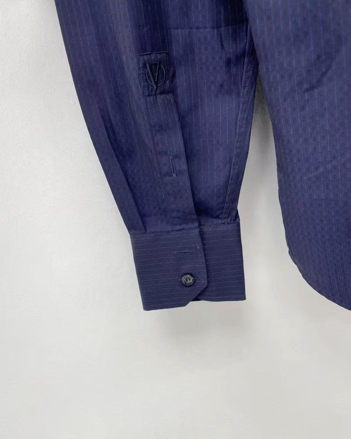 Versace VERSACE VC Embroidered 100% Cotton Long Sleeve Shirt J30 Size US M / EU 48-50 / 2 - 5 Thumbnail