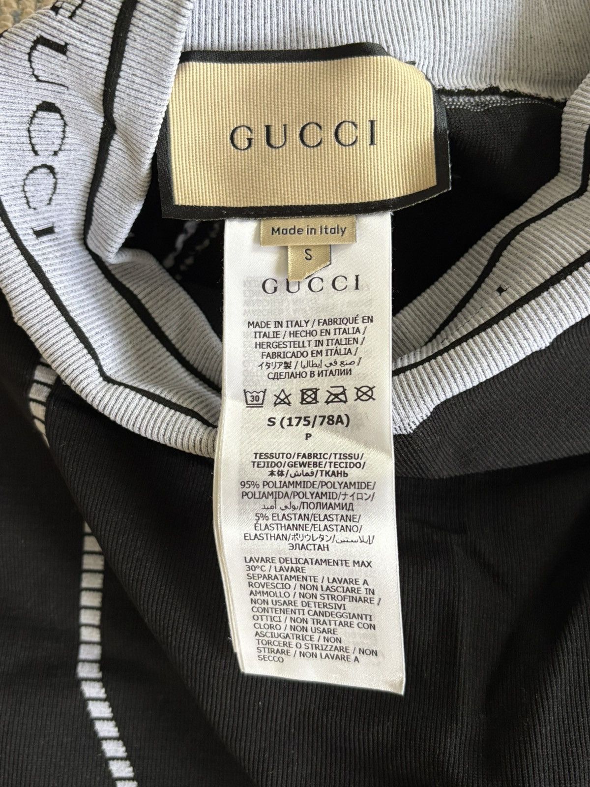 Gucci Grey Logo Tights Size US 30 / EU 46 - 4 Thumbnail