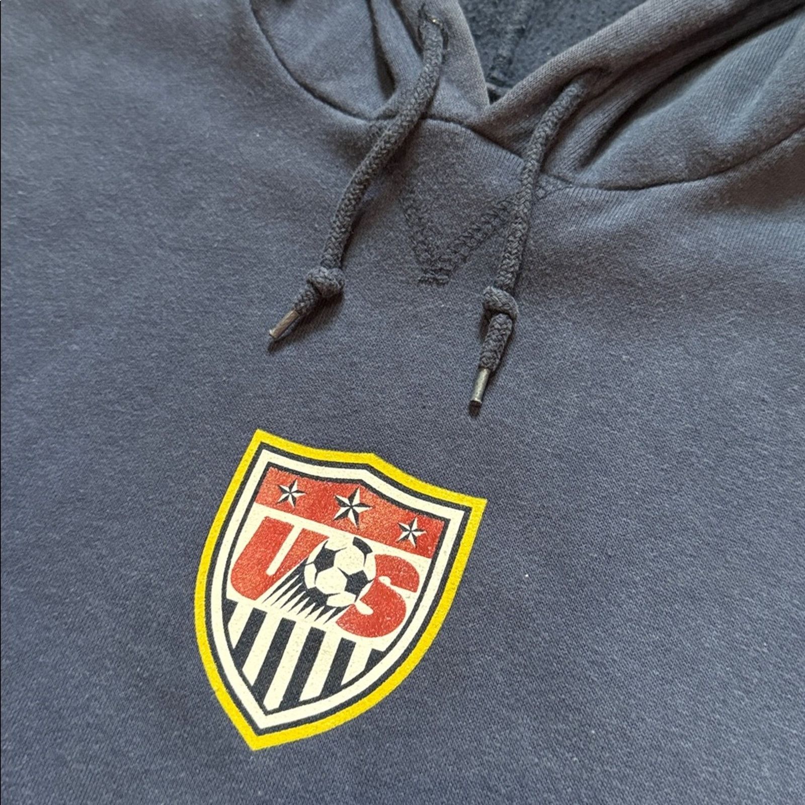 Nike Y2K Nike USA Soccer Center Swoosh Pocket Hoodie Sweatshirt Size US XL / EU 56 / 4 - 5 Thumbnail