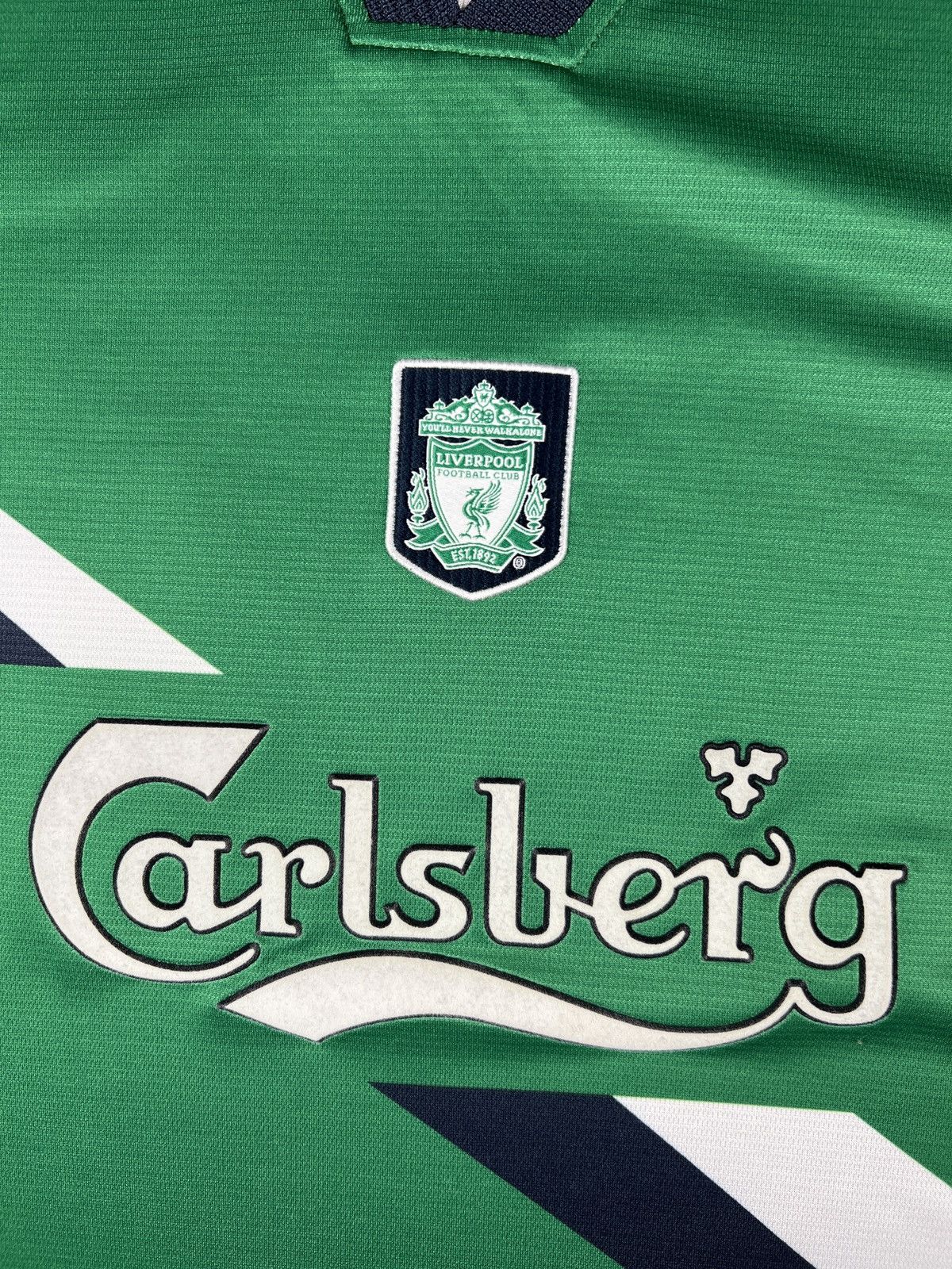 Vintage 1999-2000 Liverpool Away Official Merch Soccer Jersey Shirt Size US M / EU 48-50 / 2 - 4 Thumbnail