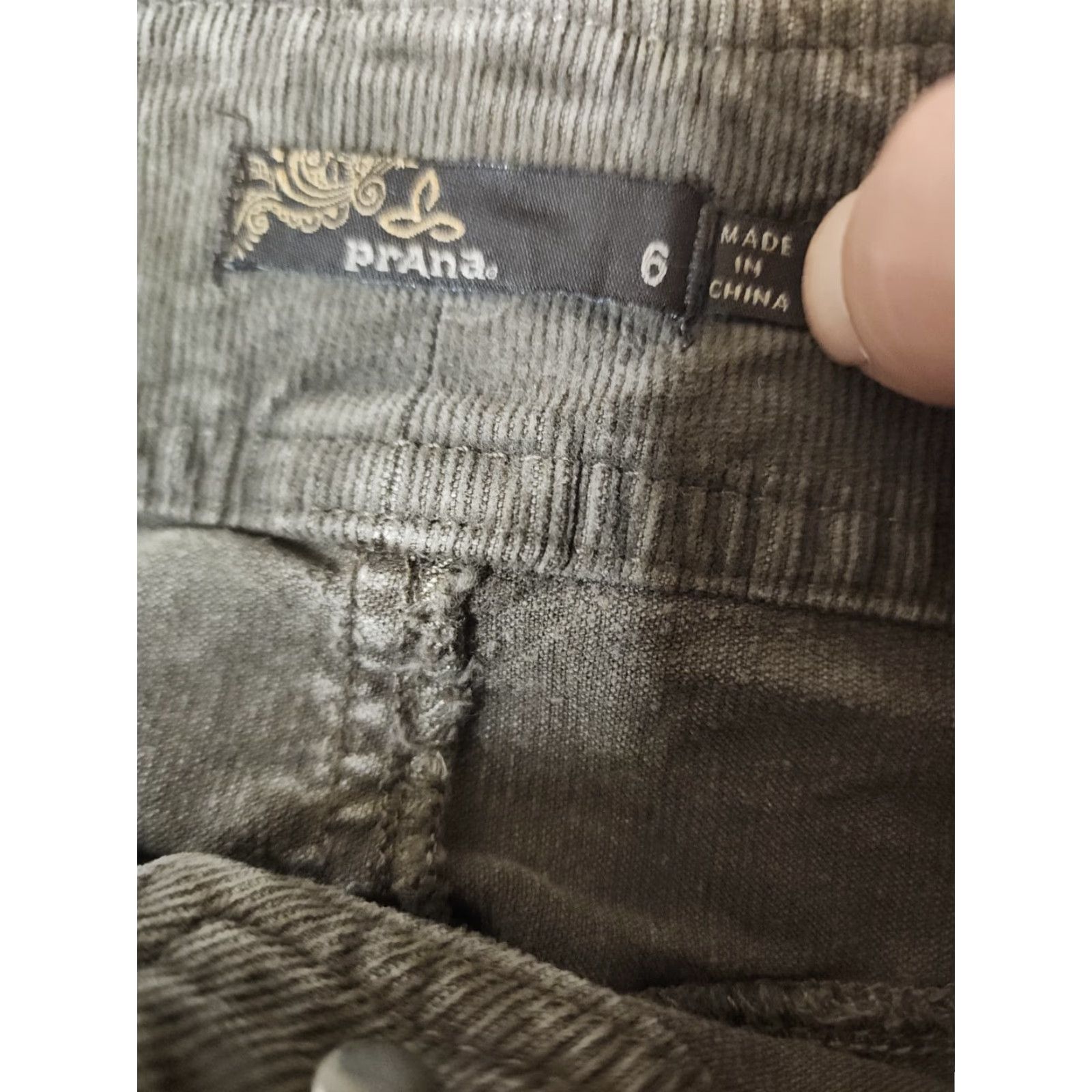 Prana prAna Skirt Corduroy Brown Organic Cotton Women's Size 6 Button Size 28" / US 6 / IT 42 - 4 Thumbnail