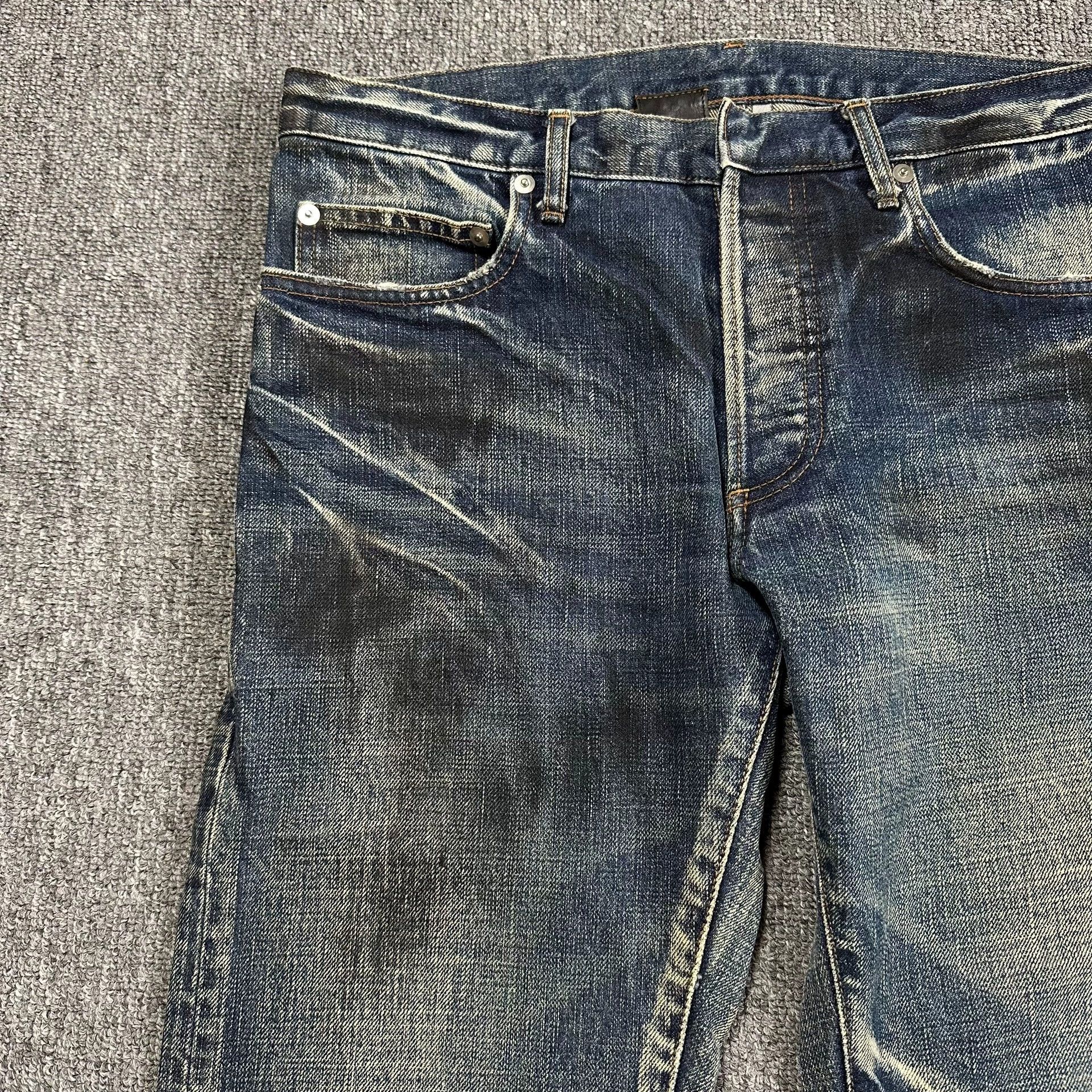 Dior dior vintage distressed denim jeans Size US 30 / EU 46 - 2 Thumbnail