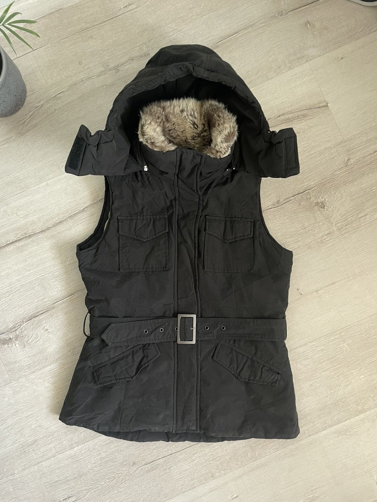 Hysteric Glamour × If Six Was Nine × Vintage Vintage Nylon Multi Pocket Goose Down Vest Fur Coat Y2k Size M / US 6-8 / IT 42-44 - 6 Thumbnail
