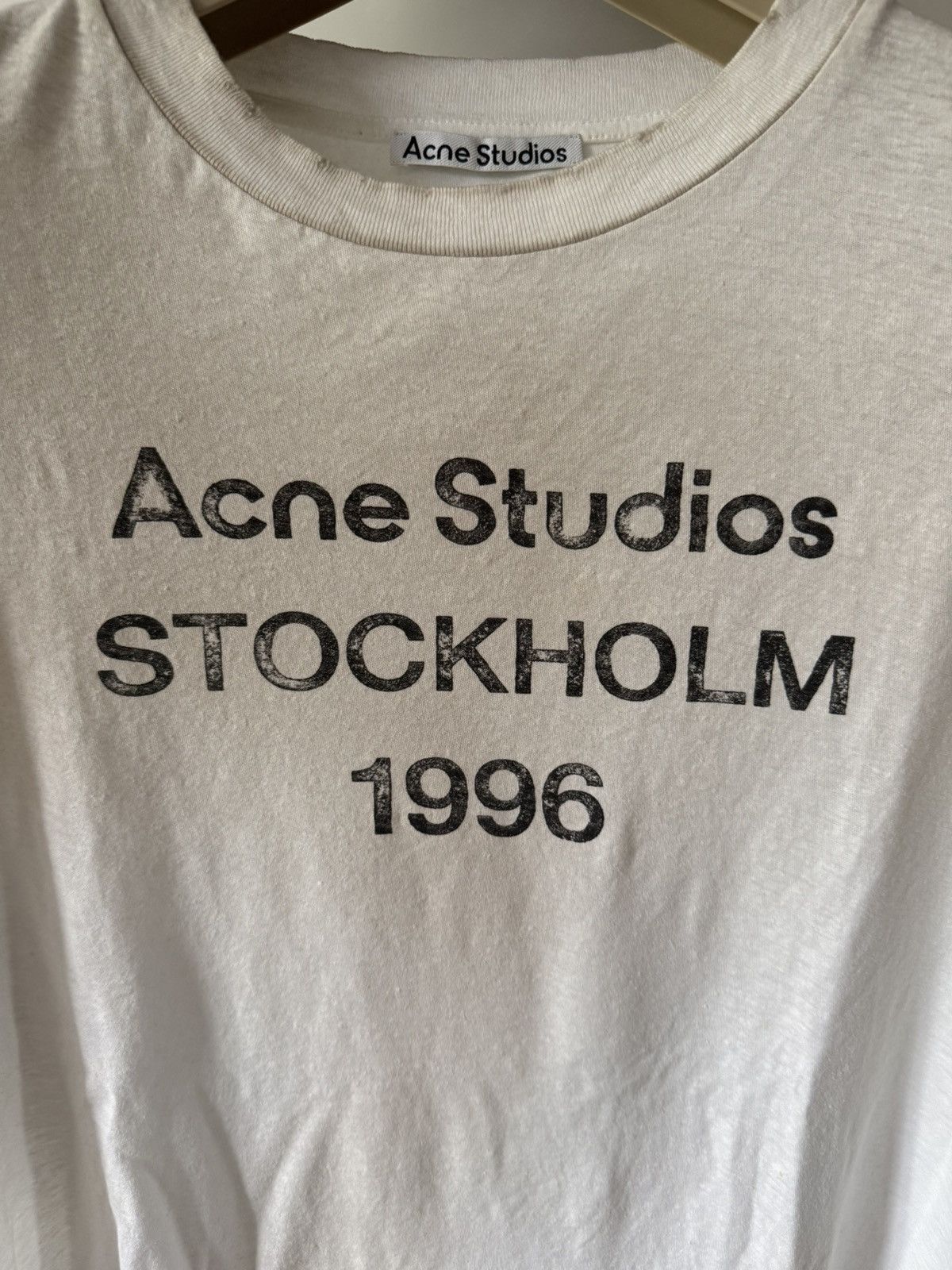 Acne Studios Acne Studios Logo T-shirt Size US L / EU 52-54 / 3 - 2 Thumbnail