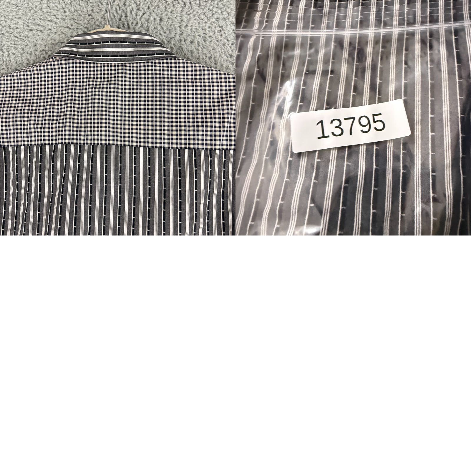 Robert Graham Robert Graham Button-Up Shirt Mens Large Black White Stripe Long Sleeve Cotton Size US L / EU 52-54 / 3 - 10 Thumbnail
