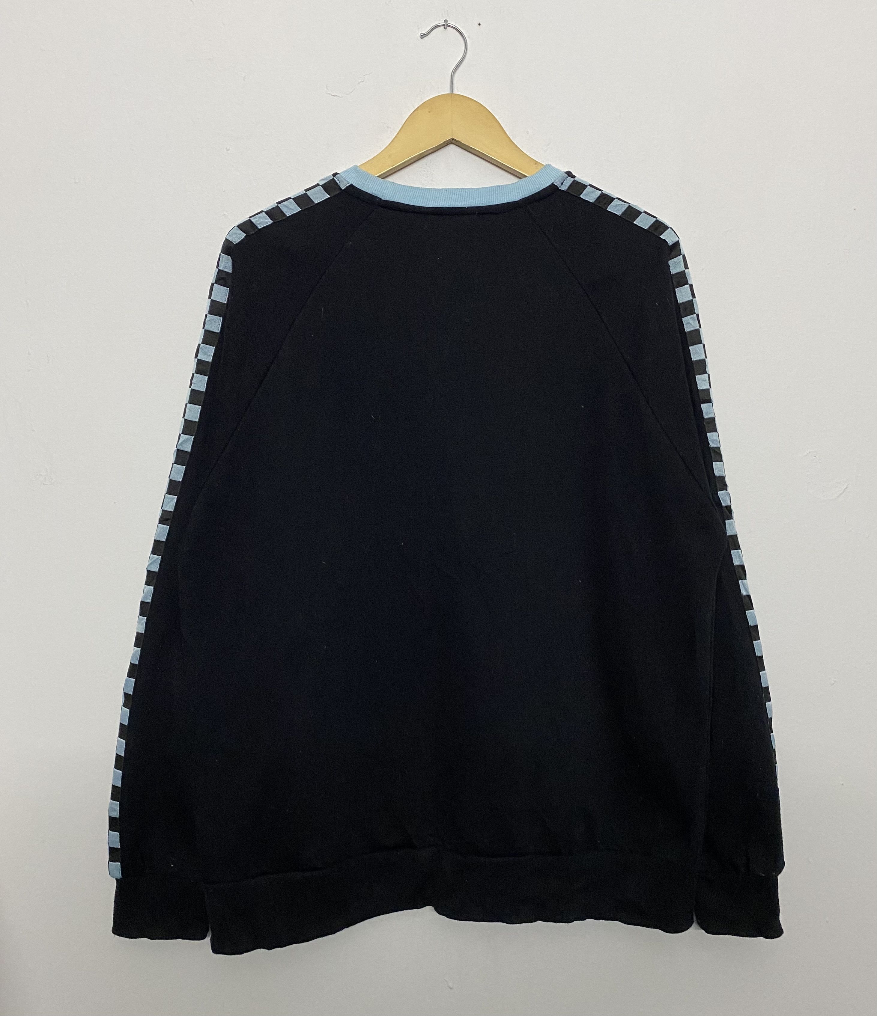 Kangol Kangol Spellout Logo Sweatshirt Checkered Sleeve Size US L / EU 52-54 / 3 - 2 Thumbnail