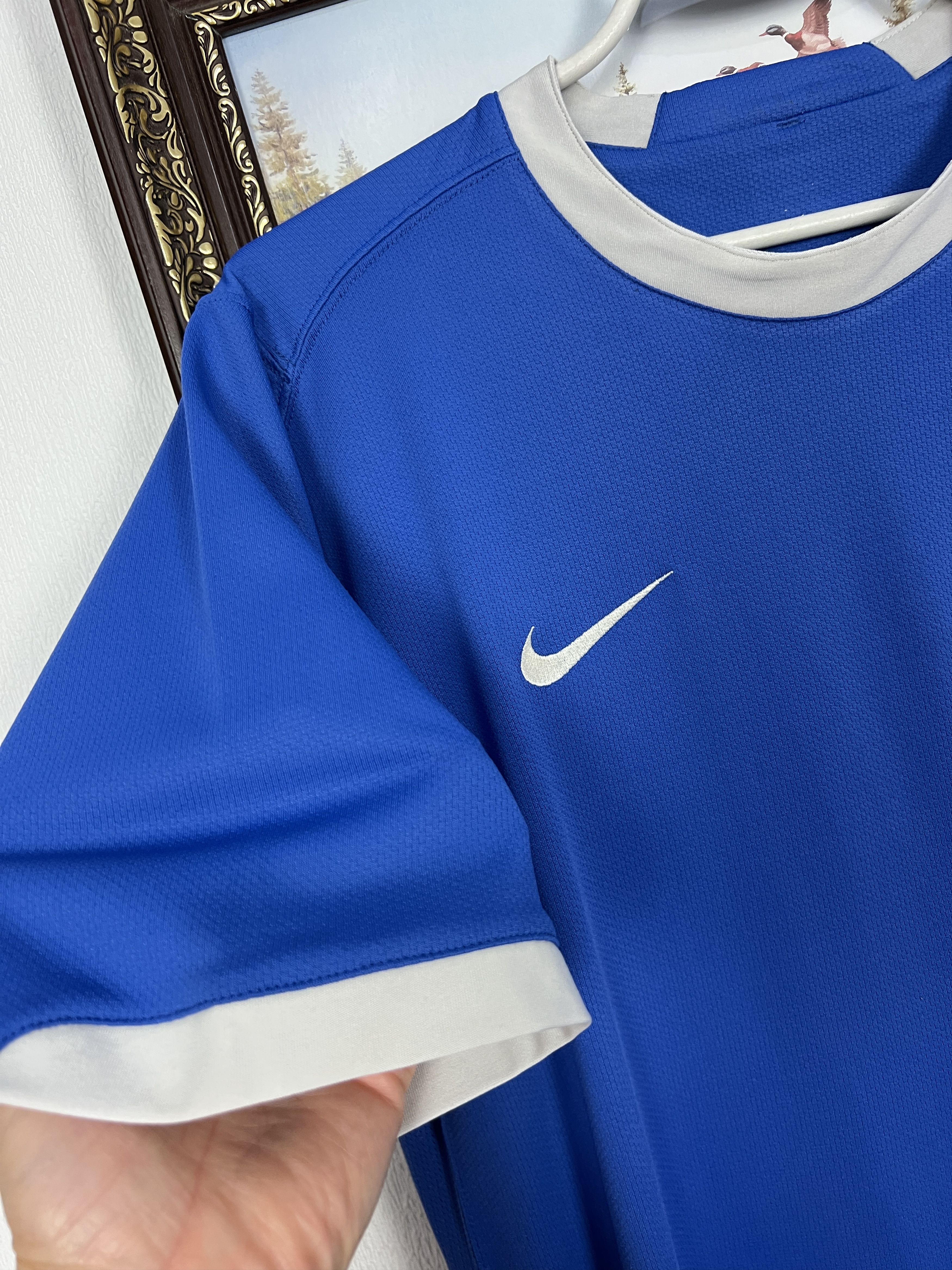 Nike Brazil Away football shirt 2004 Soccer Nike Jersey National Size US L / EU 52-54 / 3 - 4 Thumbnail