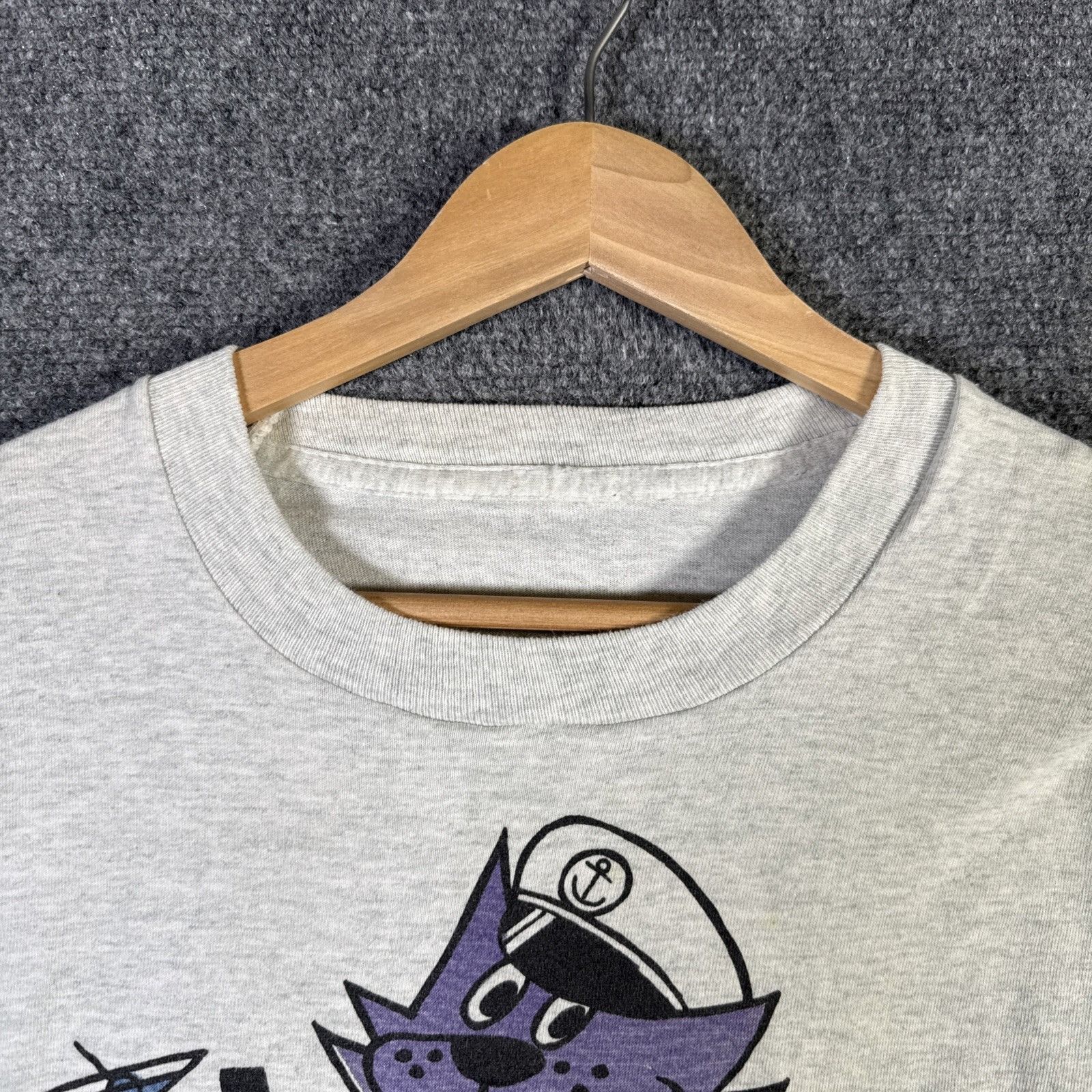 Band Tees Vintage The Smugglers Shirt Mens XL Gray 90s Lookout Records Size US XL / EU 56 / 4 - 3 Thumbnail