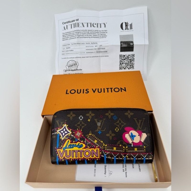 Louis Vuitton Louis Vuitton Vivienne Roller Coaster Long Zippy Wallet Size ONE SIZE - 5 Thumbnail