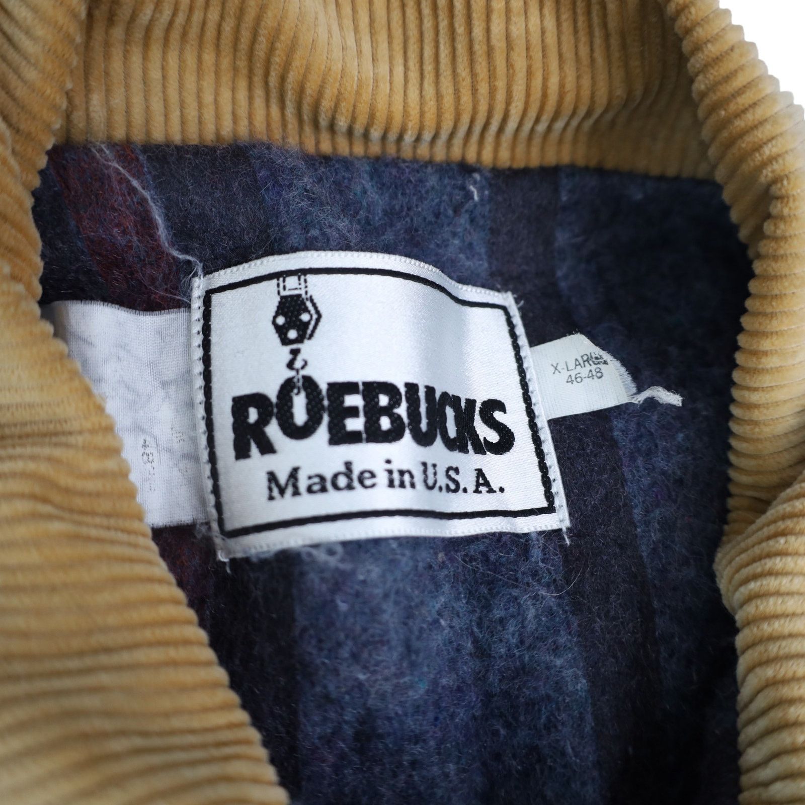 Sears × Vintage VTG Sears Roebuck Blanket Lined Denim Chore Jacket Jacket Size US XL / EU 56 / 4 - 7 Thumbnail