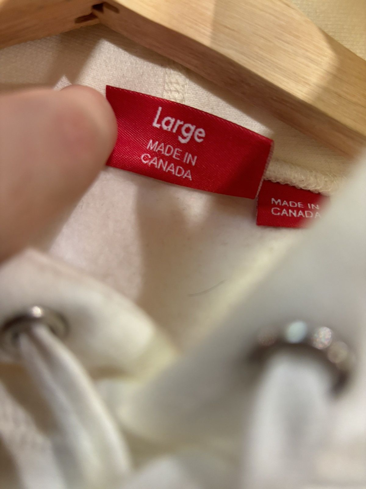 Supreme Supreme Hoodie ‘Cream’ Size US L / EU 52-54 / 3 - 4 Thumbnail