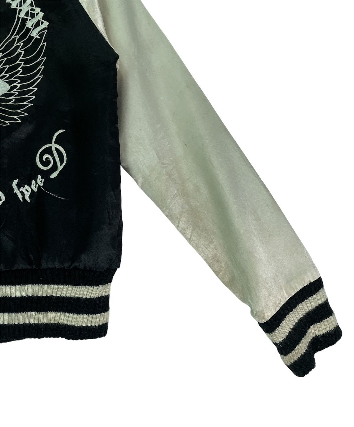 Japanese Brand Rare Dig Deep sukajan japan cross embroidered bomber jacket Size M / US 6-8 / IT 42-44 - 2 Thumbnail