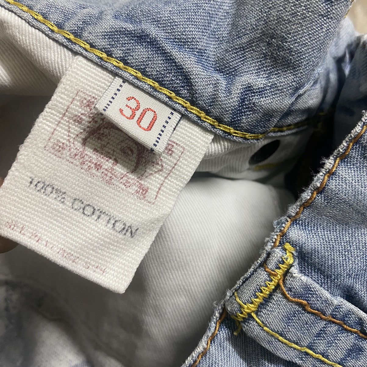 Evisu Evisu Light Denim Flare Jeans Thrashed Size 30" / US 8 / IT 44 - 20 Thumbnail