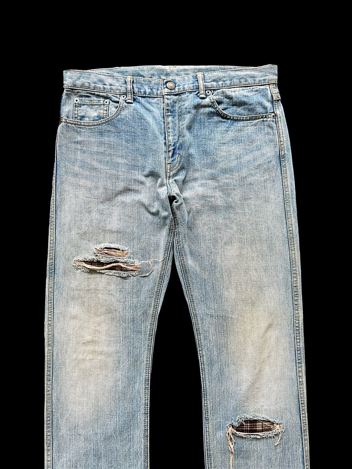 Japanese Brand 00's Rinn Fooun Purple by Takeshi Wakabashi rework jeans Size US 35 - 3 Thumbnail