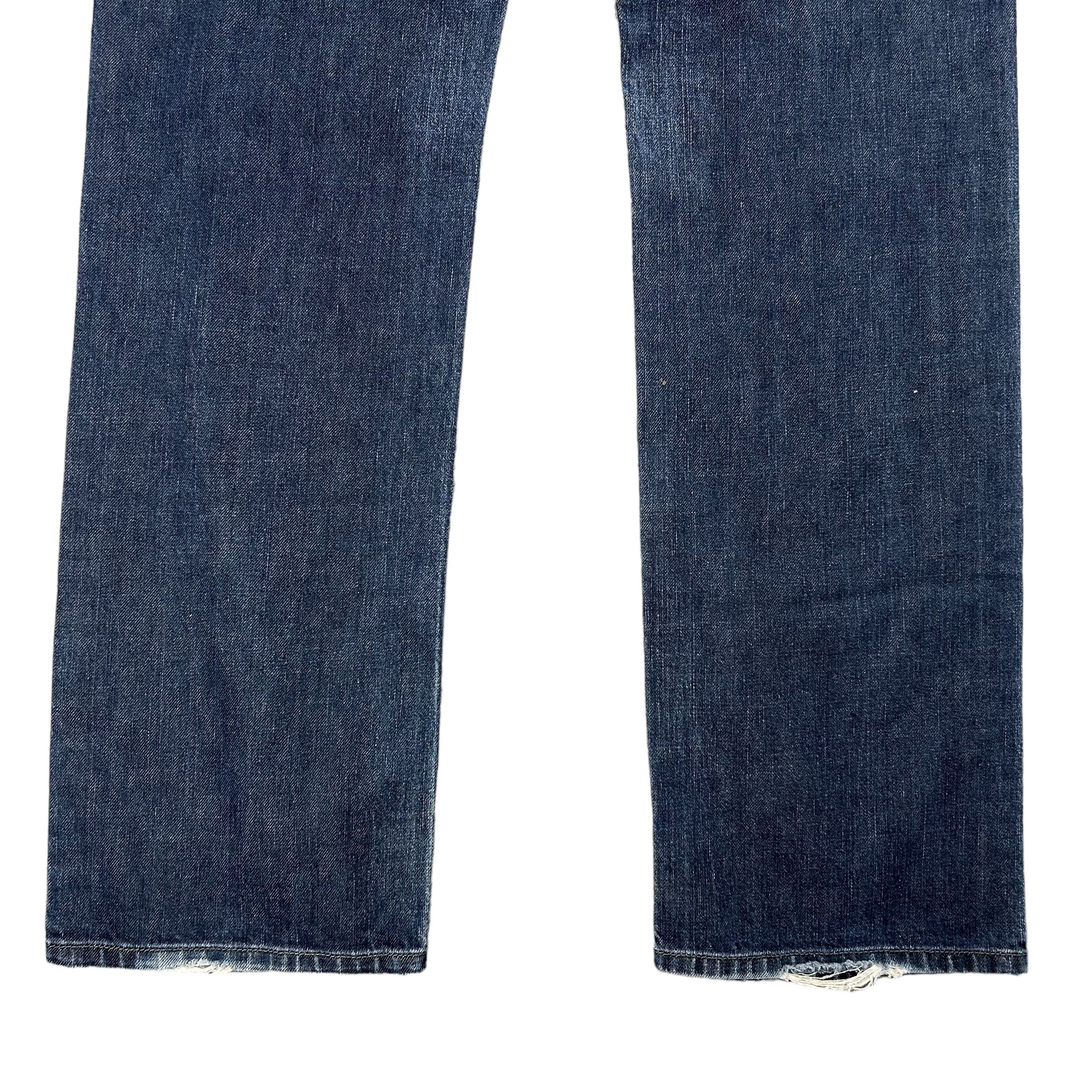Diesel Diesel Larkee Regular Straight Blue Denim Jeans Size W32L32 Size US 32 / EU 48 - 7 Thumbnail