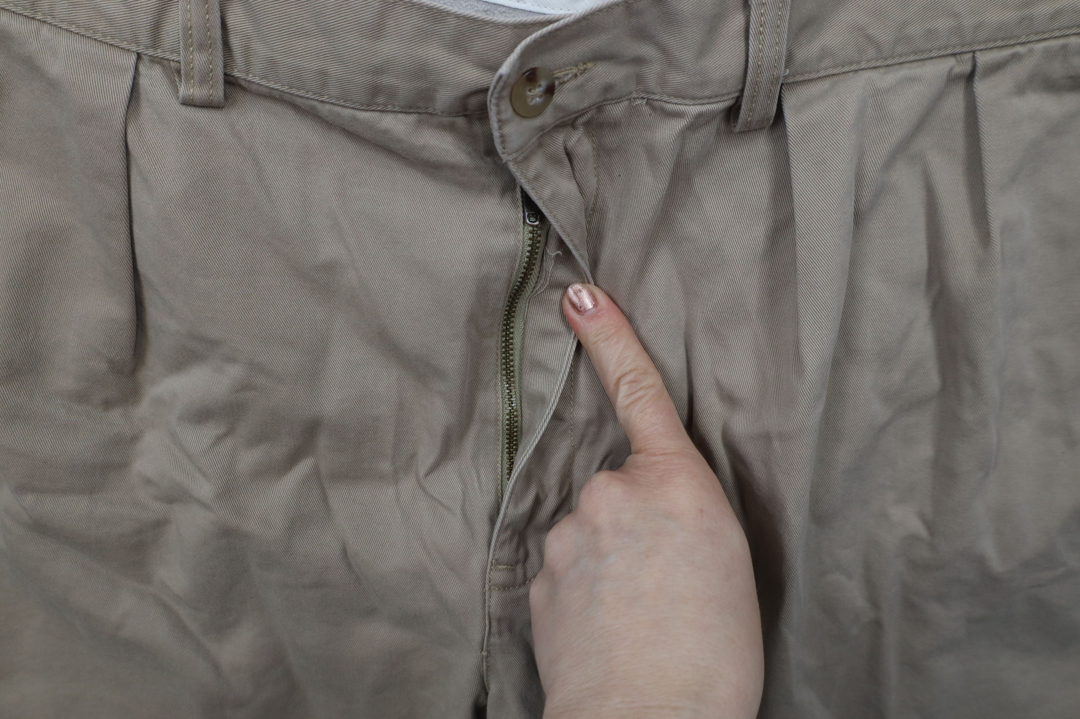 Ralph Lauren × Vintage Vintage 90s Ralph Lauren Above Knee Chino Shorts Cotton Size US 36 / EU 52 - 5 Thumbnail