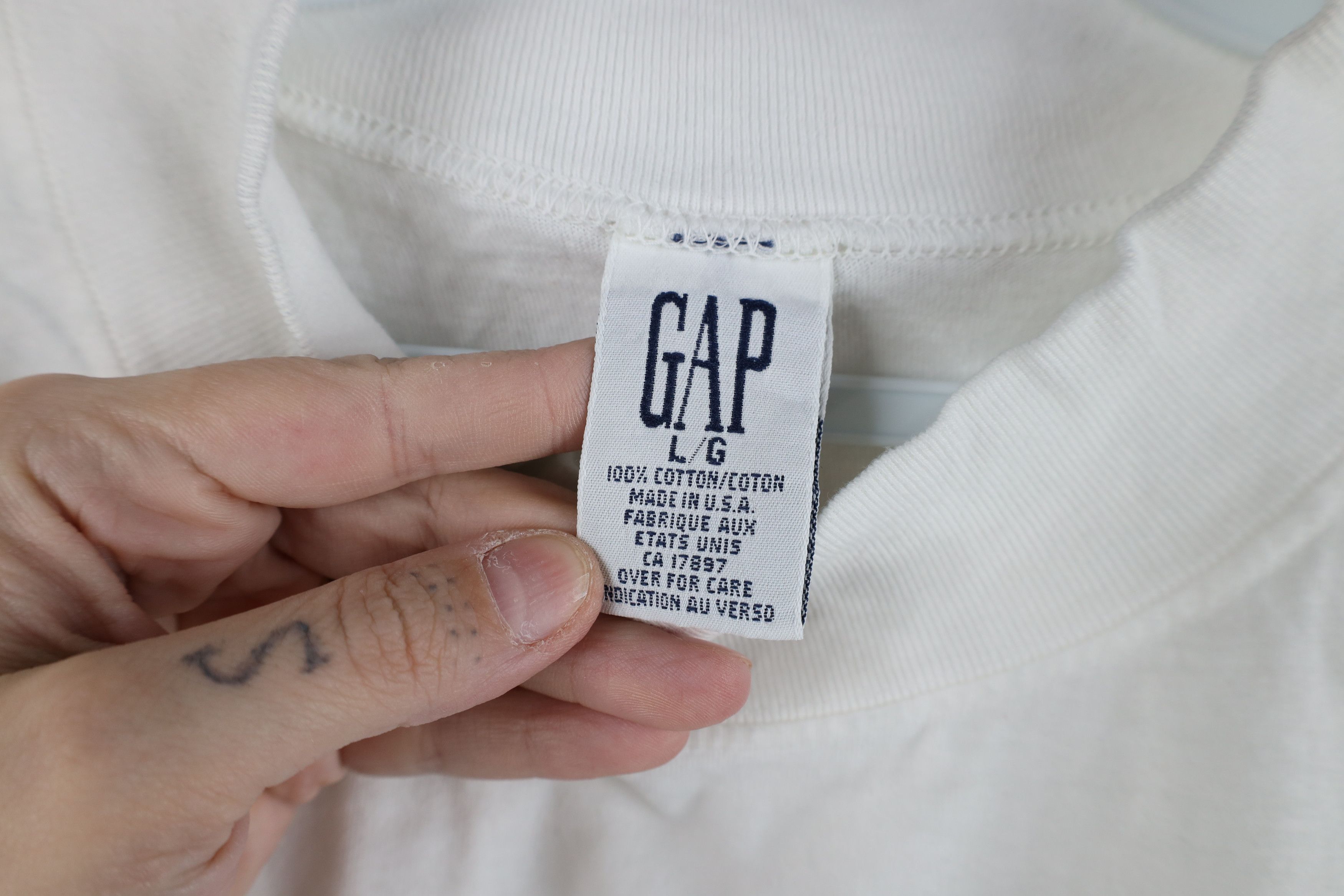 Gap Vintage 90s Gap Mock Neck Long Sleeve T-Shirt Cotton USA Size US L / EU 52-54 / 3 - 4 Thumbnail
