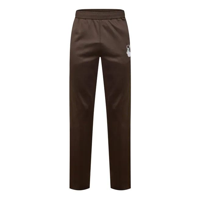 Off-White o1y0225 Logo Jogger & Sweatpant in Dark Brown Size US 28 / EU 44 - 1 Thumbnail