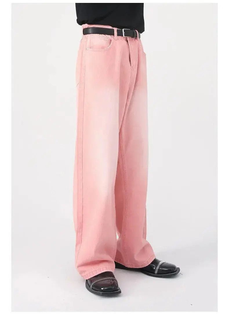 Japanese Brand Y2K Pink Streetwear Jeans Size US 32 / EU 48 - 2 Thumbnail