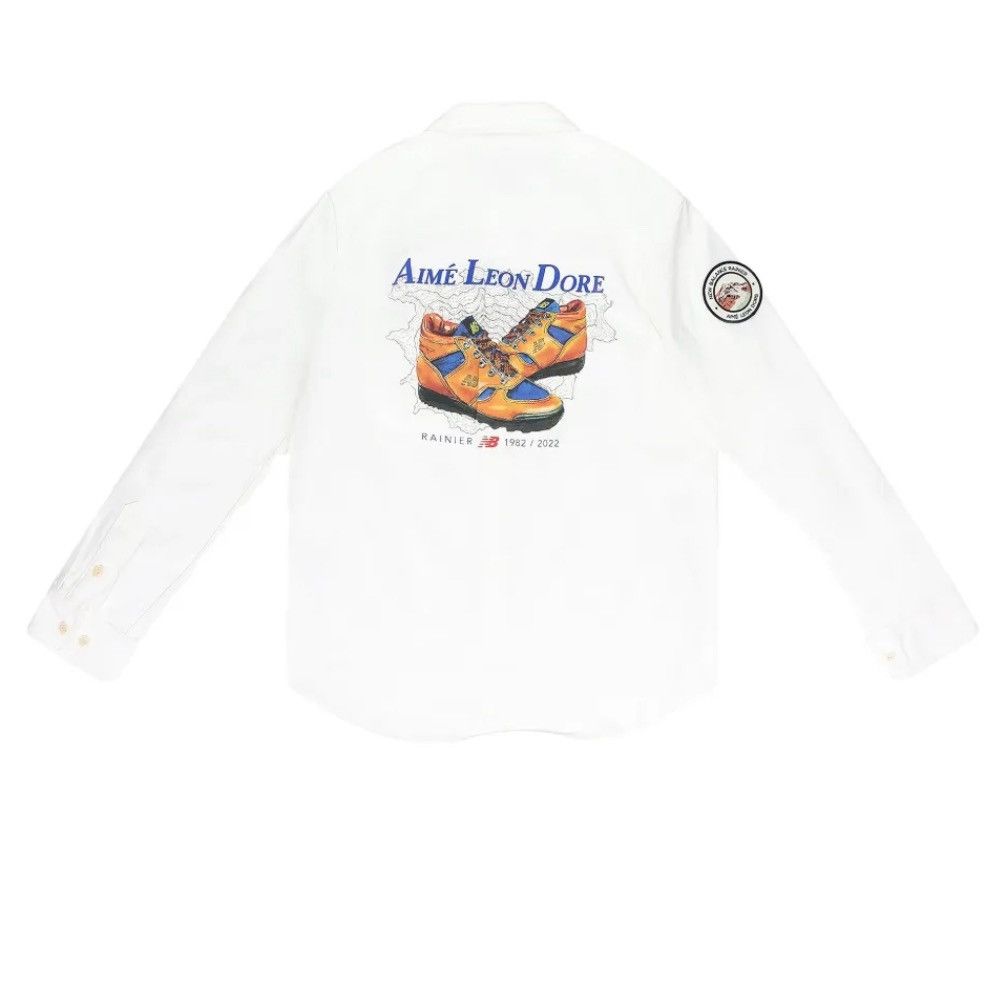 Aime Leon Dore New Balance Rainer Button Shirt - Size Medium