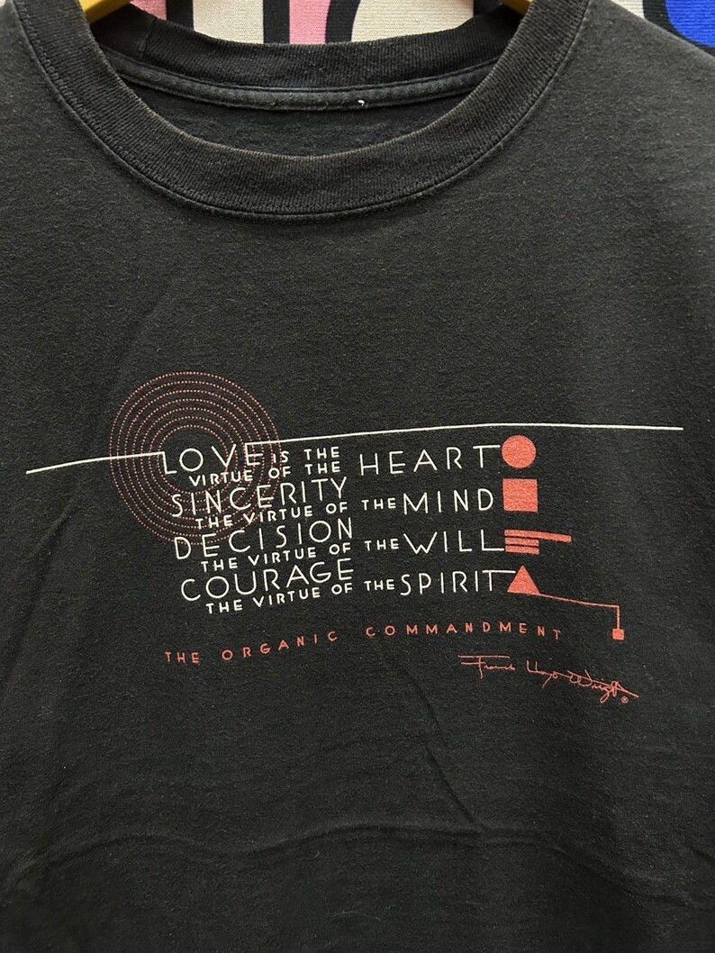 Vintage Vintage 2000s Frank Lloyd Wright Art tshirt size L Size US L / EU 52-54 / 3 - 3 Thumbnail