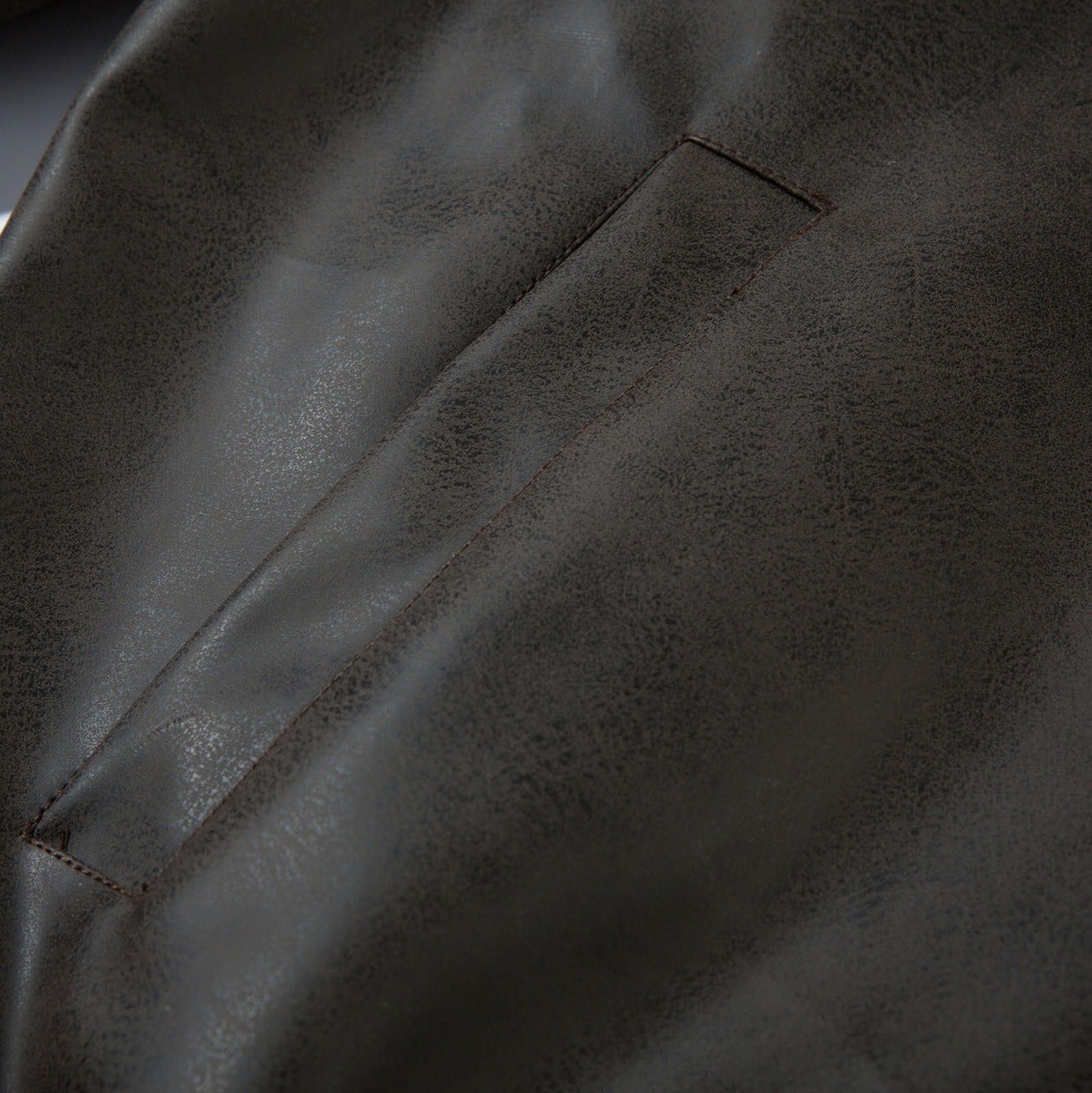 Vintage Dark Brown Faux Fur Lined Bomber Jacket, Hooded Outerwear Size US M / EU 48-50 / 2 - 4 Thumbnail