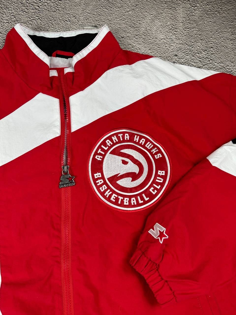 Starter Starter Nylon Jacket Atlanta Hawks Basketball Club Full Zip Size US XL / EU 56 / 4 - 5 Thumbnail
