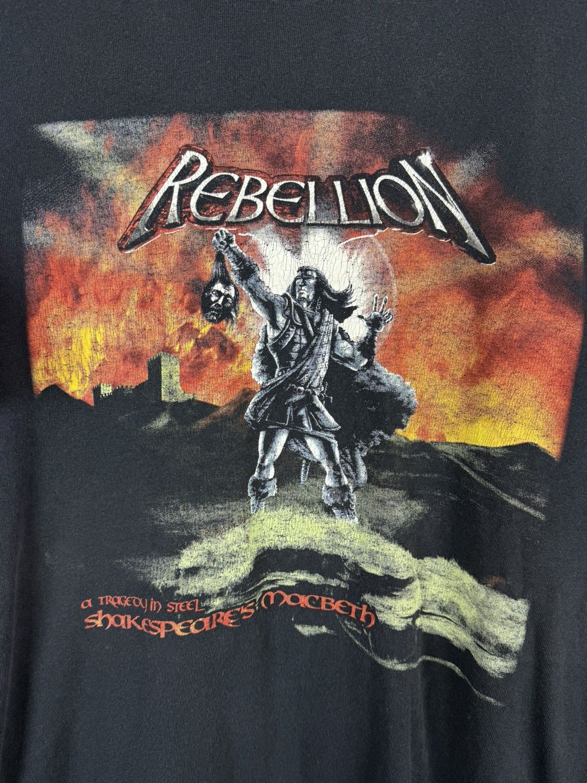 Band Tees Rebellion 2002 Shakespeare’s Macbeth Metal Band T-Shirt L Size US L / EU 52-54 / 3 - 2 Thumbnail