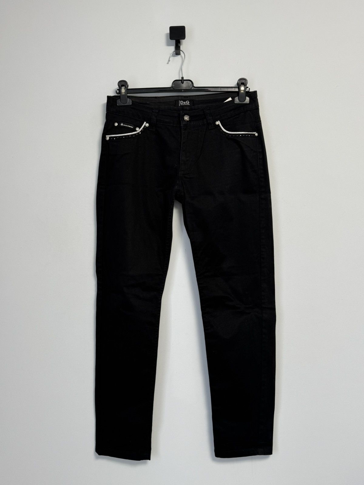 Dolce & Gabbana Dolce&Gabbana Women’s Jeans Pants Luxury Black Size 31" - 9 Thumbnail