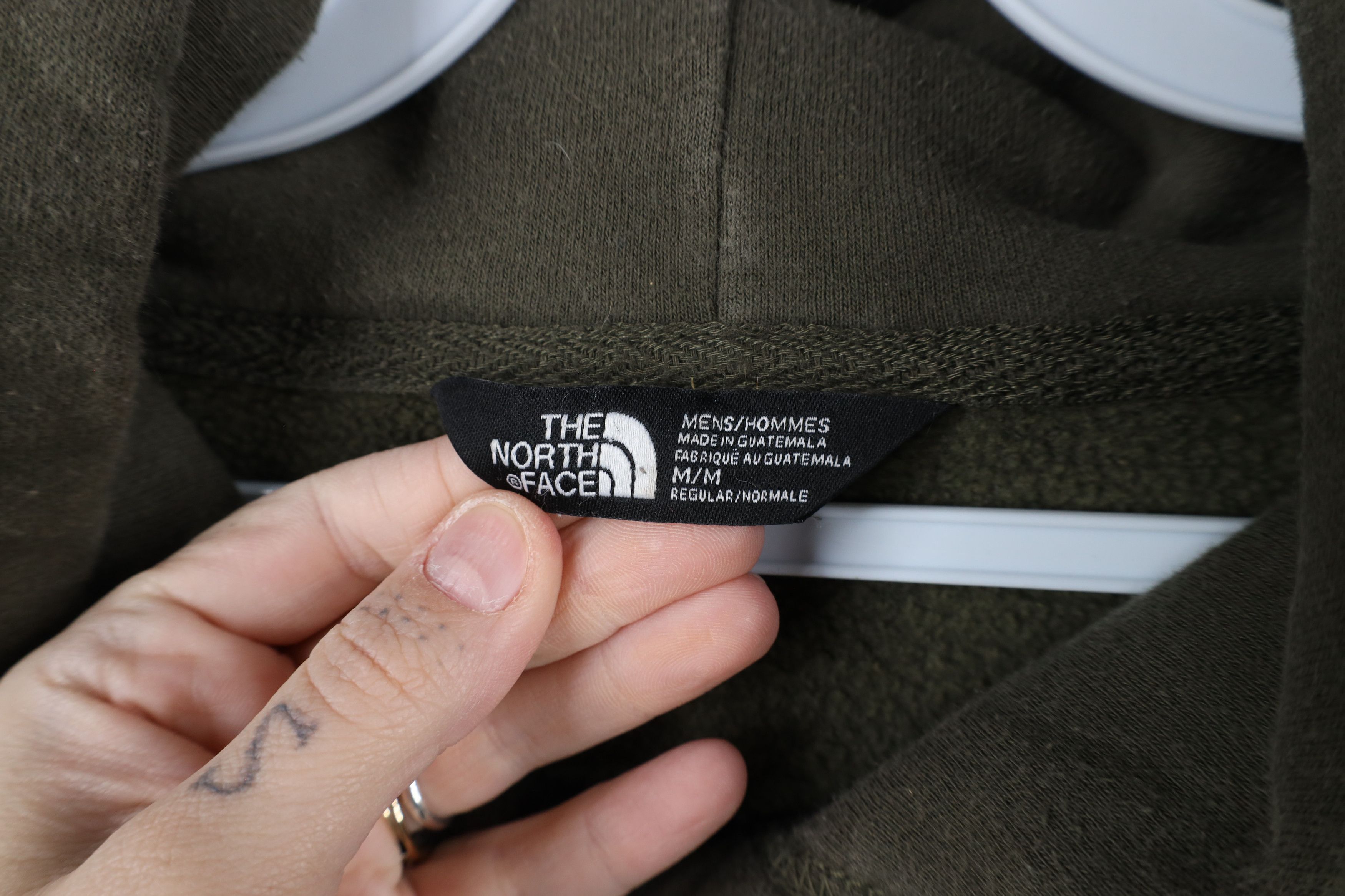 The North Face × Vintage Vintage Y2K The North Face Spell Out Big Logo Hoodie Green Size US M / EU 48-50 / 2 - 10 Thumbnail