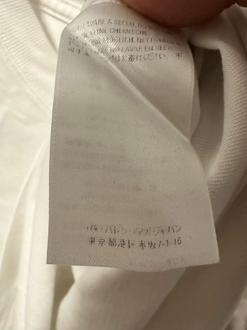 Balenciaga Balenciaga White Embroidered Letter Logo Short Sleeve M Si Size US M / EU 48-50 / 2 - 8 Thumbnail