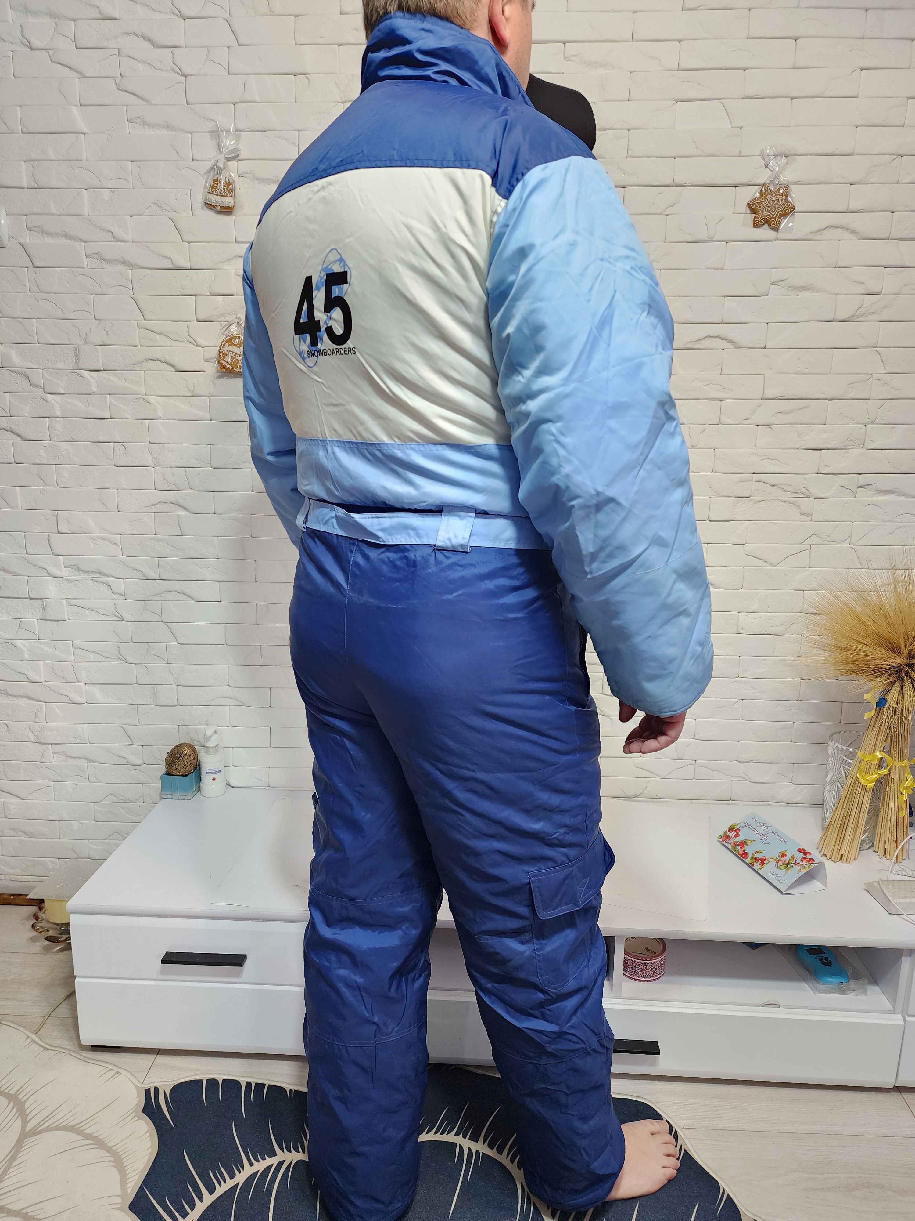 Uniqlo Men's Ski Sports Suit: Blue Warm Activewear. Size US 38 / EU 54 - 6 Thumbnail
