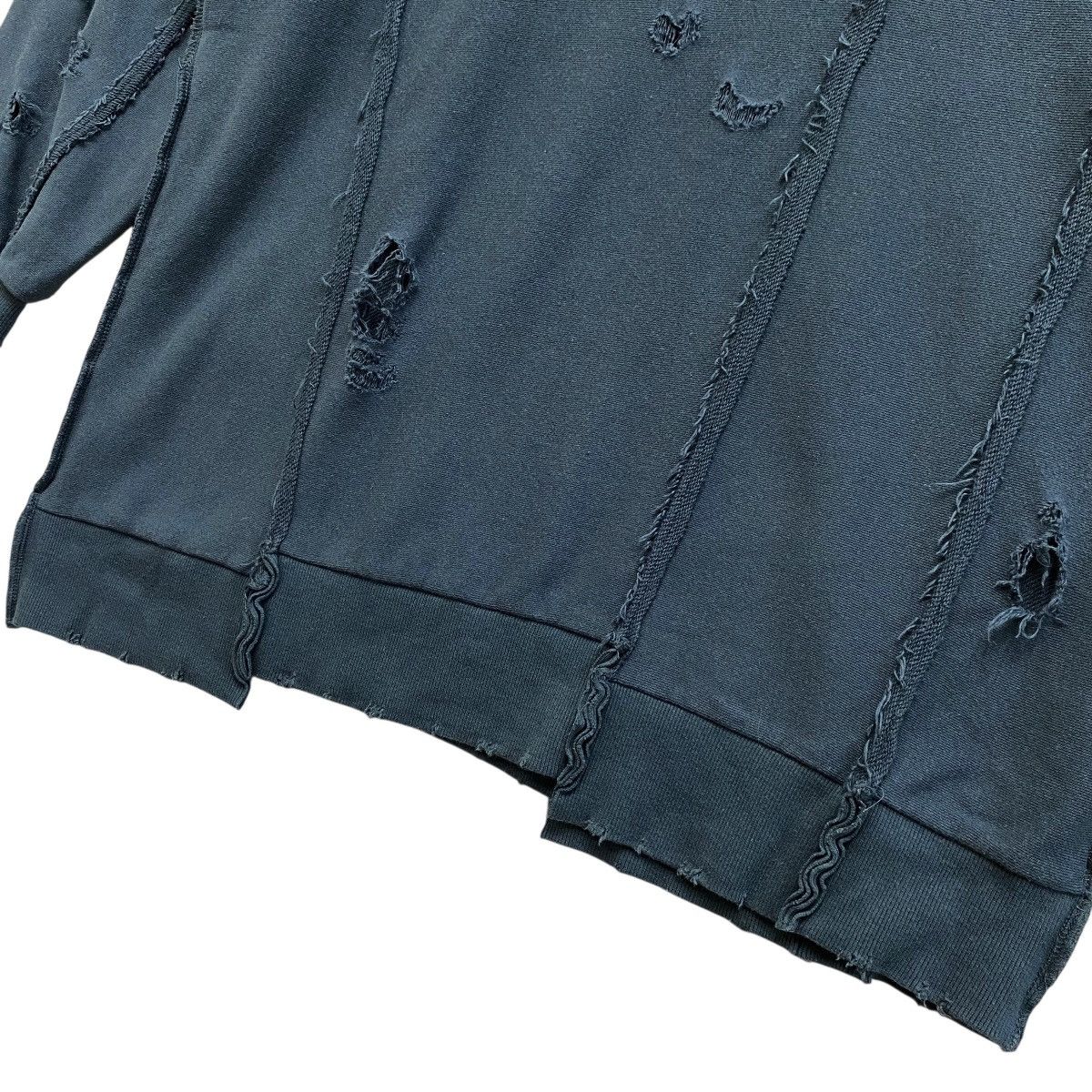Japanese Brand Jeanasis Sweatshirt Original Factory Distressed Design Size US XXL / EU 58 / 5 - 5 Thumbnail