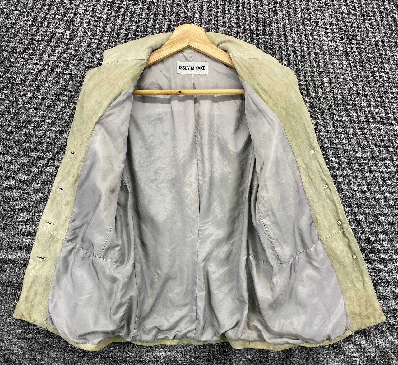 Issey Miyake Vintage Issey Miyake Leather Coat Jacket Size M / US 6-8 / IT 42-44 - 6 Thumbnail