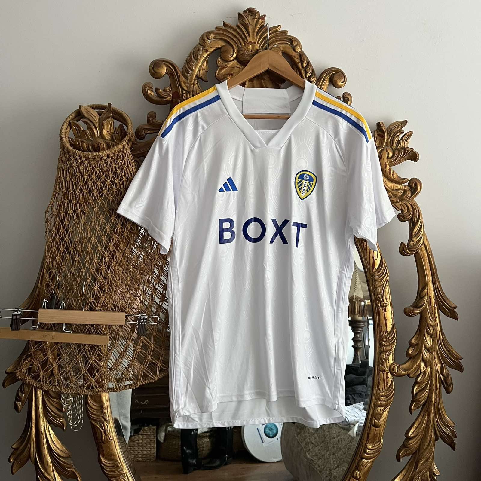 Adidas Adidas Leeds United Home 2023/24 Jersey Football Sz L Size US L / EU 52-54 / 3 - 1 Thumbnail