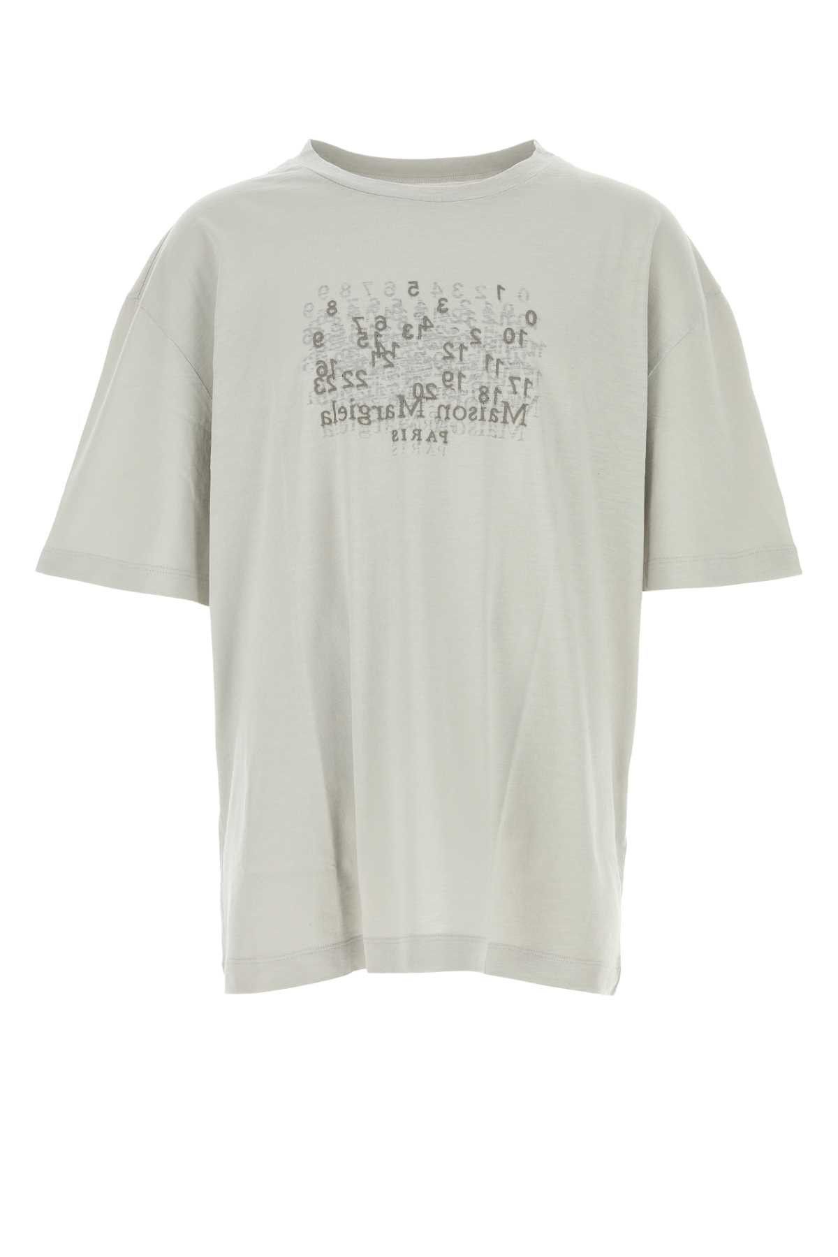 Maison Margiela Grey Cotton Oversize T-Shirt Size US L / EU 52-54 / 3 - 1 Thumbnail