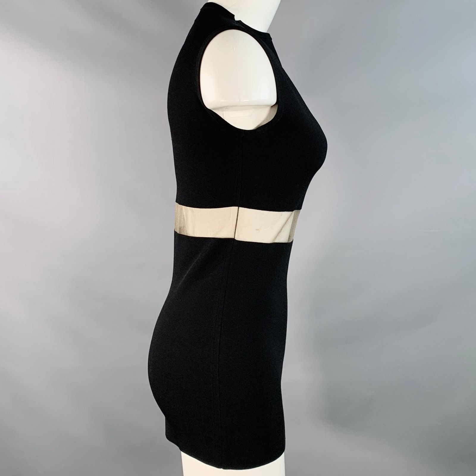 Toteme S Black Viscose Blend Jersey Sleeveless High Neck Casual Top Size S / US 4 / IT 40 - 3 Thumbnail