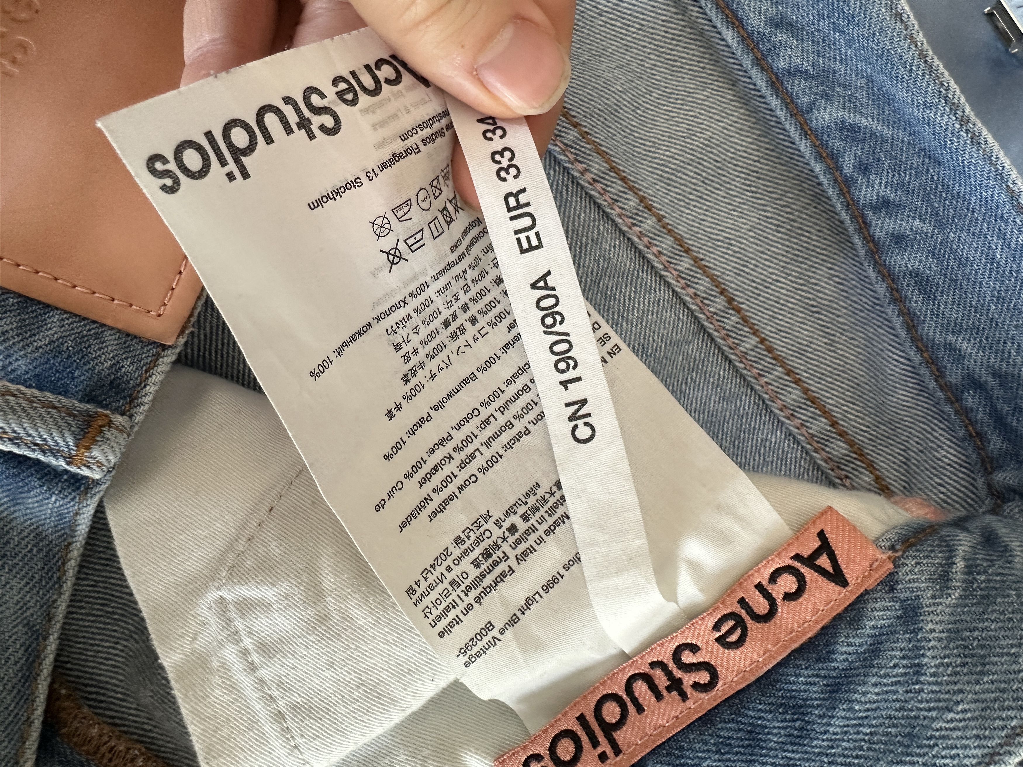 Acne Studios Acne Studios 1996 Light Blue Vintage Jeans Size US 34 / EU 50 - 3 Thumbnail