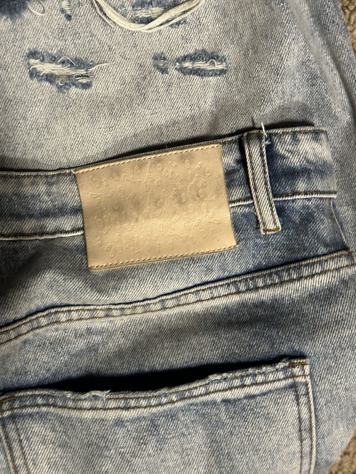 basketcase gallery Distressed blowout LAX baggy denim Size US 38 / EU 54 - 5 Thumbnail