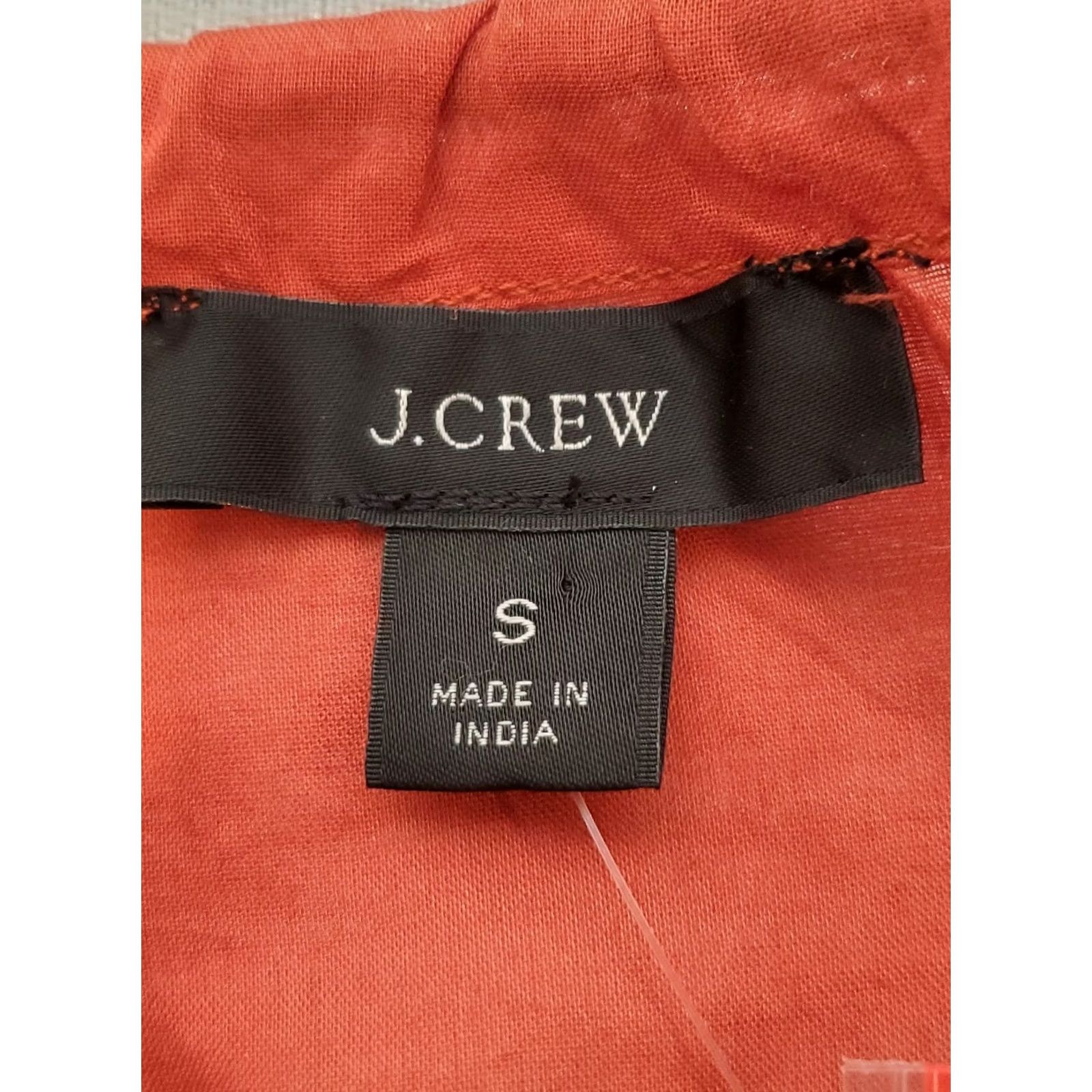 J.Crew VINTAGE J.CREW Cotton Voile Tiered Button Down Beach Dress Summer Red Women's S Beach Dress Midi White? Size S / US 4 / IT 40 - 3 Thumbnail