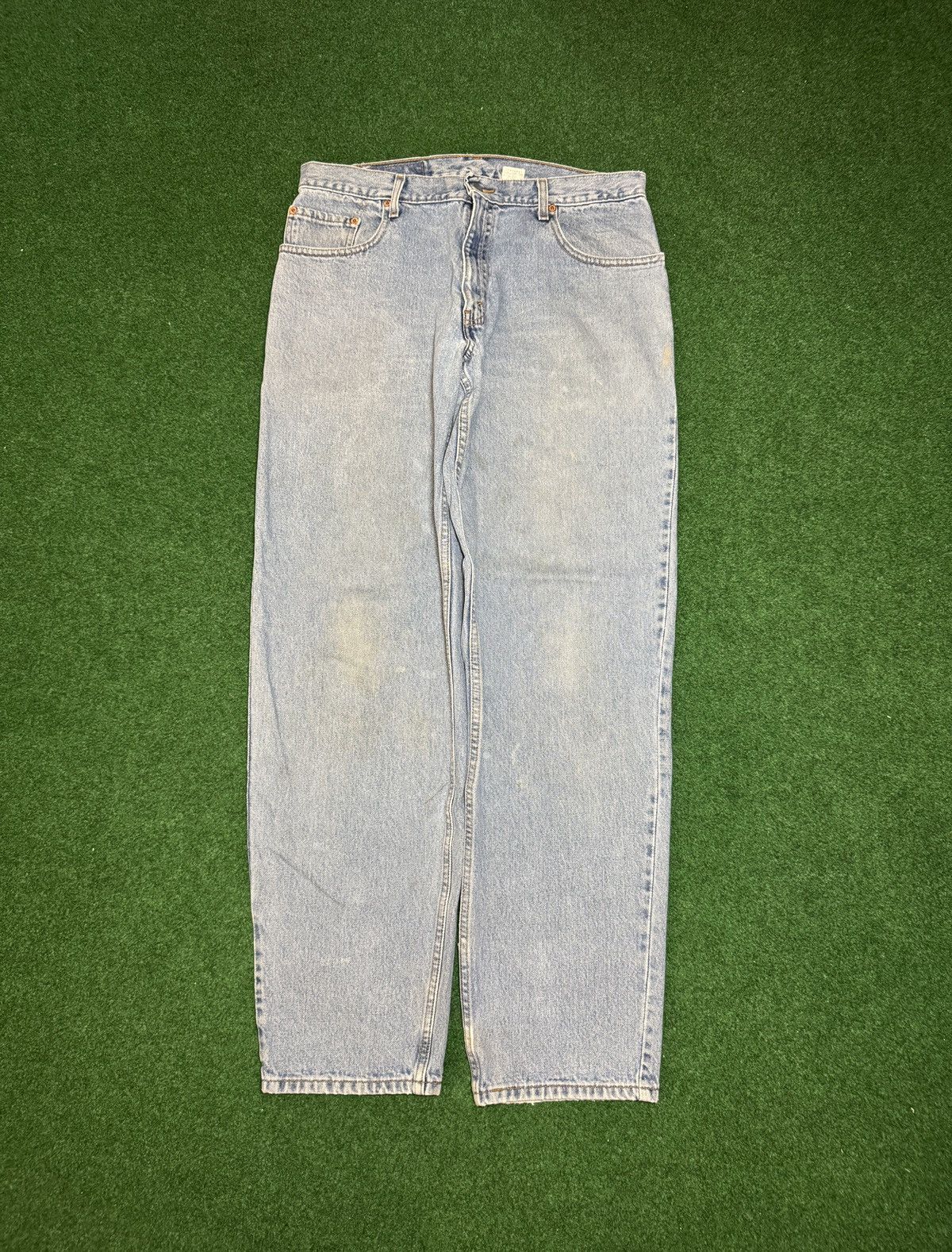 Levi's Vintage Clothing Vintage 90s Levi’s 570 Baggy Wide Leg Grunge Hip Hop Jeans Size US 35 - 1 Thumbnail