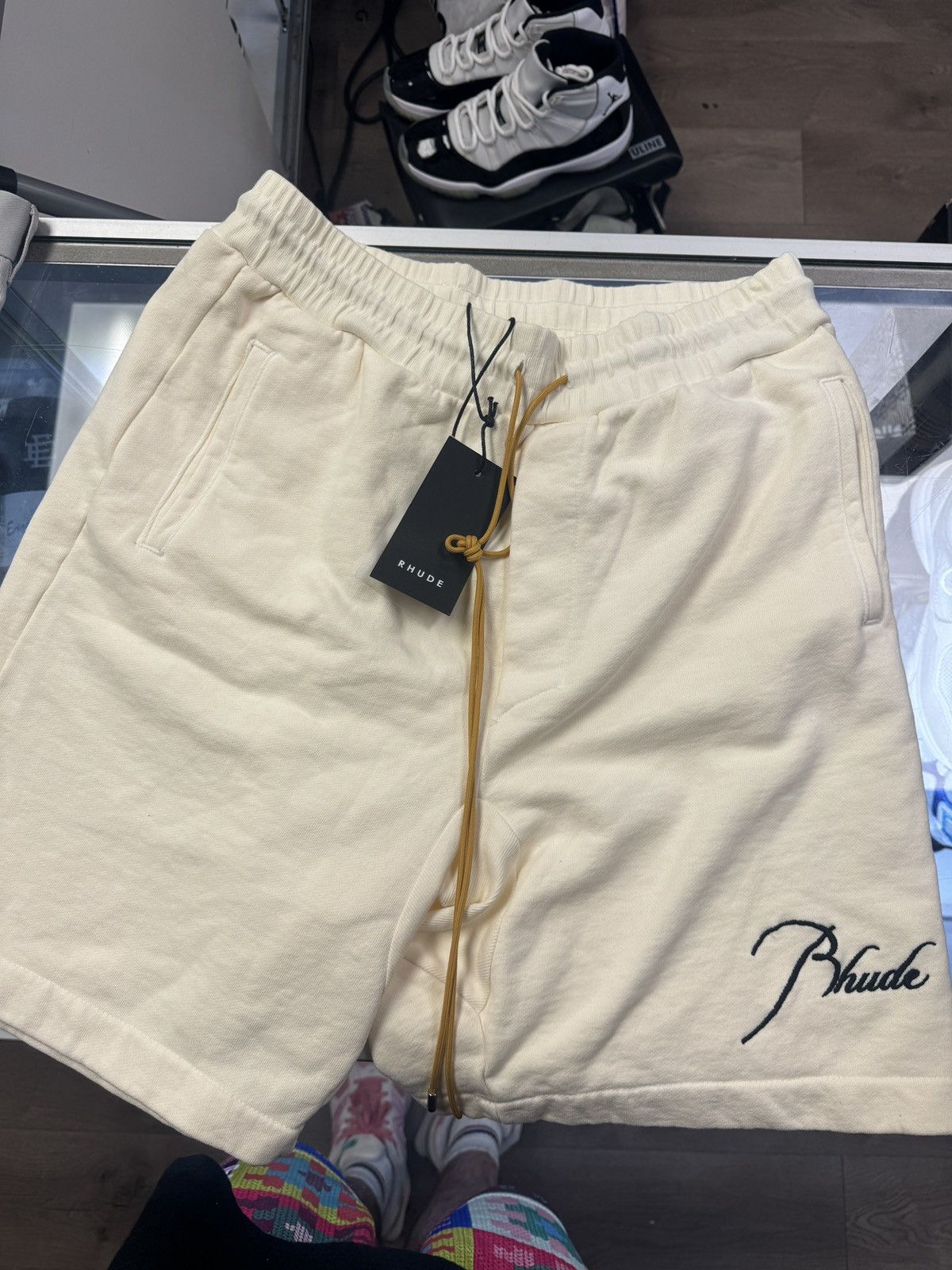 Rhude Rhude Cream Shorts Size US 34 / EU 50 - 1 Thumbnail