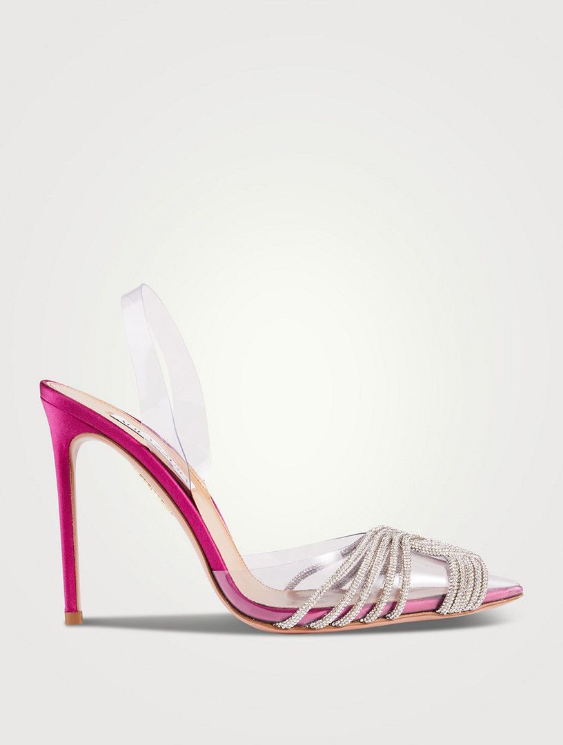 Aquazzura o1y0725 Spike Heel Pumps in Transparent Size US 10 / IT 40 - 1 Thumbnail