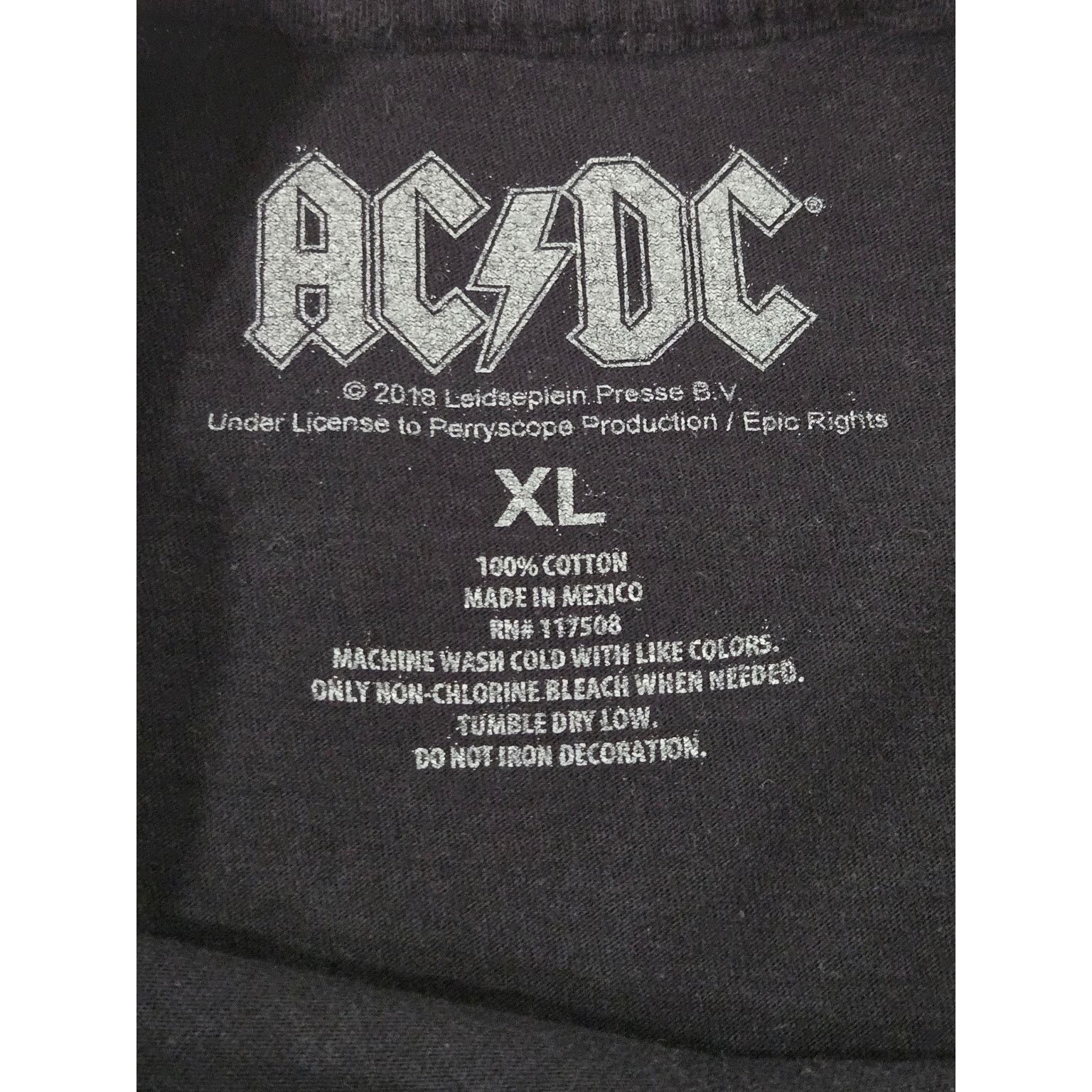 AC/DC AC/DC Black AC DC Graphic T Shirt XL Lightweight Size US XL / EU 56 / 4 - 3 Thumbnail