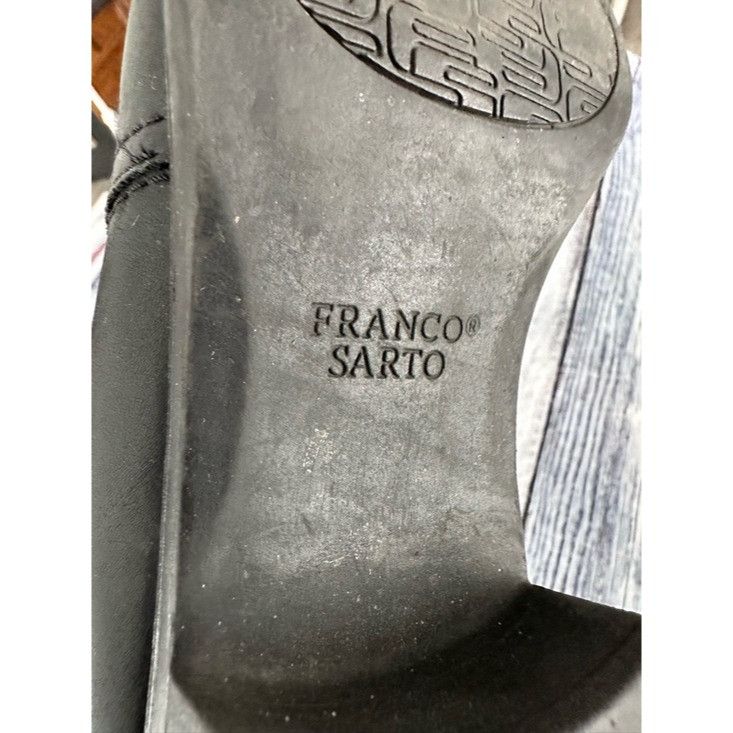 Franco Sarto Franco Sarto Black Knee High Leather Boots “Cristo” Wide Sha Size US 9.5 / IT 39.5 - 6 Thumbnail