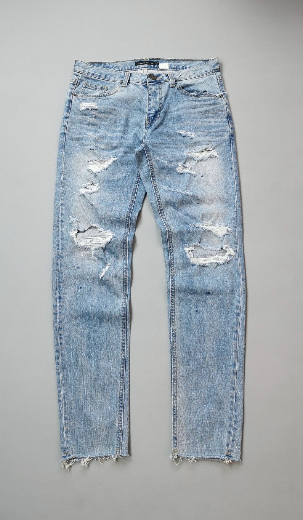GOSTAR DE FUGA Gostar De Fuga Distressed Skinny Jeans Size US 32 / EU 48 - 2 Thumbnail